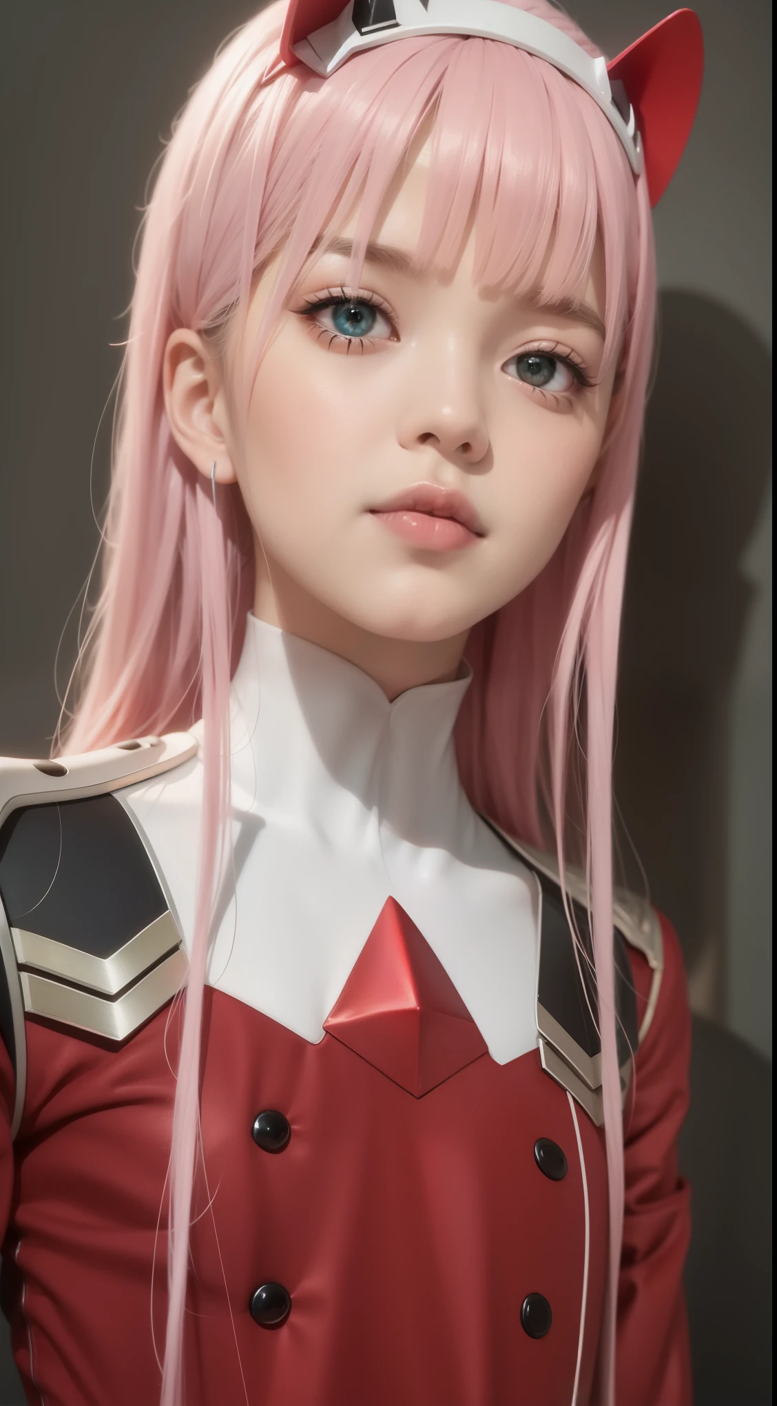 Zero two beautiful body well defined well attractive best quality and best effects best shadows best lighting 8k