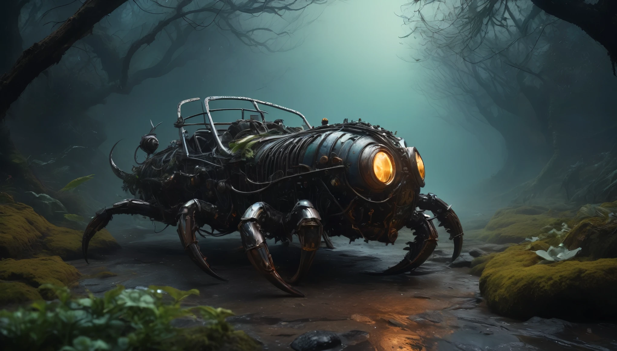 Intricate and detailed streampunk clockwork mechanical obsidian scorpion with tail, (intricate mech details, ground level shot, polished metal, sci-fi, futuristic, Photorealistic, Cinematic, Hyperrealistic, hyperdetailed, splash art, intricately detailed, color depth, colorful background, a masterpiece, 8k resolution, dark fantasy concept art, dynamic lighting, trending on Artstation, deep color, volumetric lighting: .9),full body length,Quartz Lepidolite babygirl in national dress,pretty face,full body shot,ominous landscape,Fluorite chrysocolla atmosphere,by art Simon Stalenhag,Nicola Samori,Wangechi Mutu,prime colors,extremely detailed,masterpiece,intricate details,faded,eyes extremely detailed, high detailed eyes,4k resolution,RAW, Nikon Z9,scary town,full body length,evil ghost, Winnie-the-Pooh Iridescent,intricate details,Stone Forest in Yunnan Province of China,ultra-detailed,dark and eerie atmosphere, ethereal presence, hauntingly beautiful, ghostly figures, swirling mists, supernatural entities, demonic essence, shadowy forms, eerie whispers, sinister aura, hauntingly pale skin, dark and twisted branches, flickering candlelight, macabre elements, mysterious and enigmatic, spectral apparitions, gothic art style, hauntingly captivating, spectral realm, hauntingly melancholic, otherworldly beauty, ethereal glow, hauntingly haunting, chilling and atmospheric, eerie and ominous lighting,Impresionismo,starlight color,Fantastic abandoned old car 'Jaguar' Roadster 1960,Ethereal atmosphere,otherworldly charm,Mystic aura,Glowing flowers,floating petal,majestic vines,Glowing Leaves,with a calm expression,Complicated details,Exquisite features,petals in her hair,Light of the sky,harmonious colorystic energy,Surreal atmosphere,Amazing Cleavage,Sublime art,vibrant tones,captivating creationAfter the war,Maritime city,sense of science and technology,The city of the future,Spaceship wreckage,There are giant ships in the sea,Beautiful woman overlooking the ruined city
