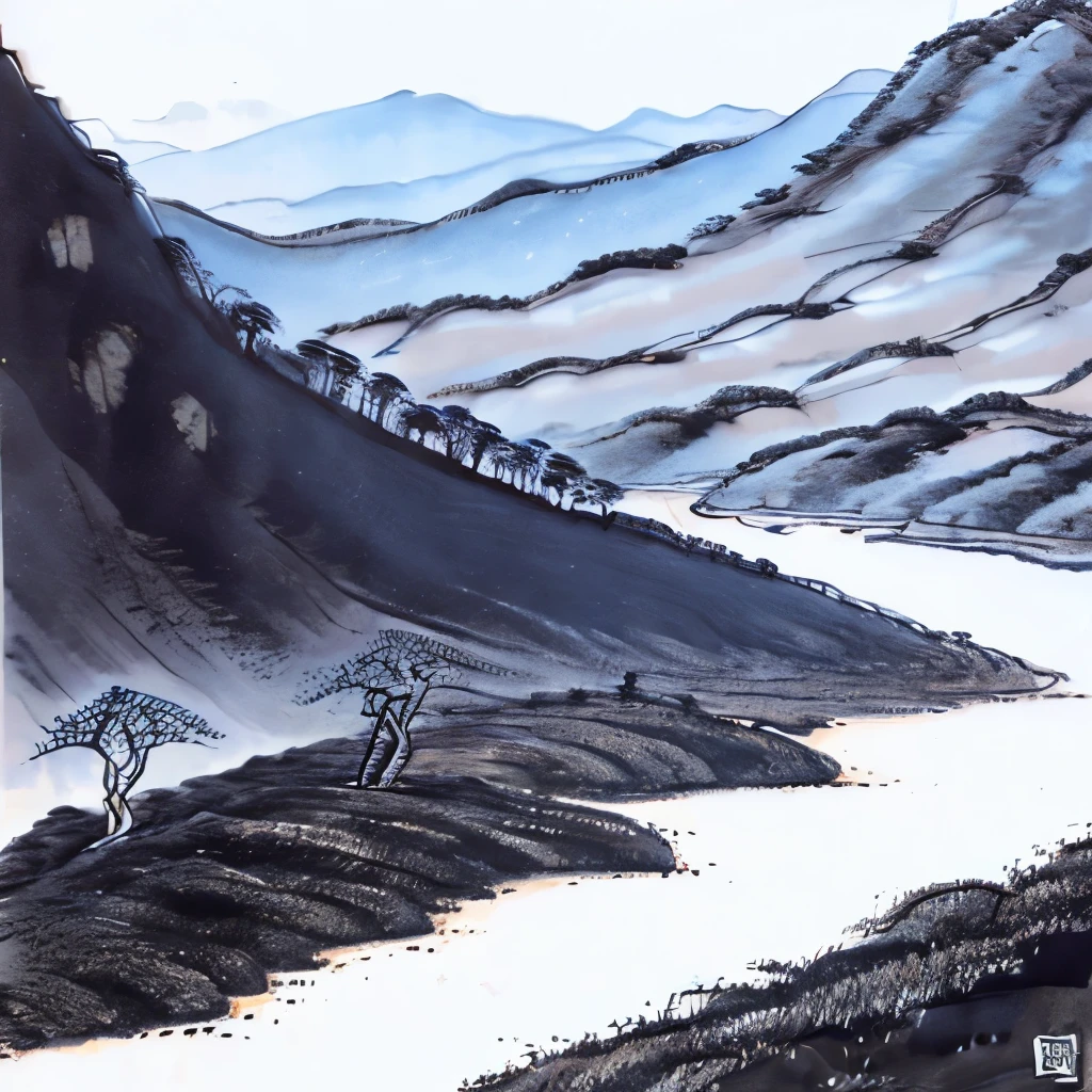 draw a landscape and a Brazilian woman related to human sciences 