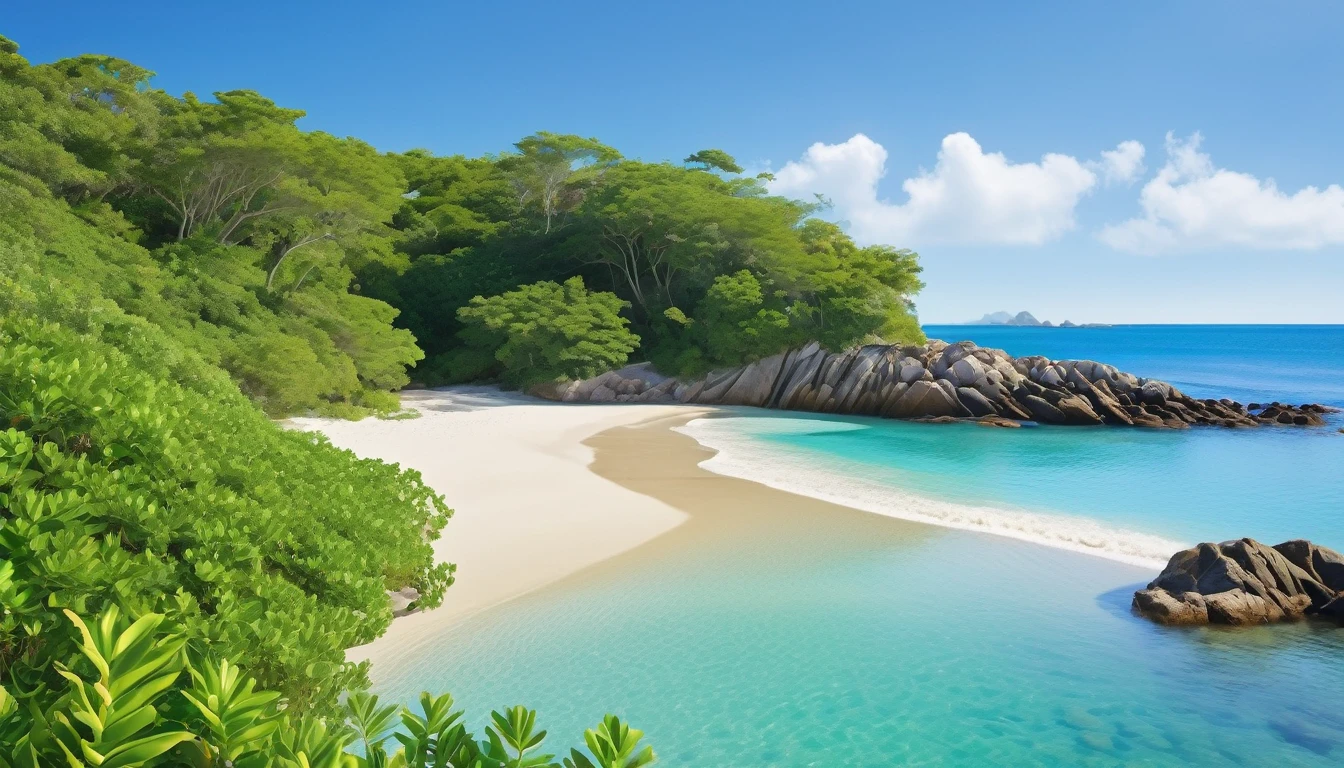 (best quality,highres:1.2),ultra-detailed,(realistic,photorealistic:1.37),jeweled beach,glassy blue gems litter the beach,blue coast,colorful crab,lovely beach scene,rocky ridges,cove,beach vacation,natural beauty,serene atmosphere,crystal-clear water,soft cobalt blue sand,glistening sunlight,lush vegetation,seashells,refreshing breeze,saltwater scent,sandy dunes,gentle waves,coastal paradise,tropical paradise,secluded getaway,tranquil escape,vibrant colors,sparkling ocean,marine life exploration,sun-kissed paradise,shimmering reflections,fresh seafood,seaside relaxation,waterfront retreat,fascinating seascapes,unspoiled coastline,idyllic scenery,hidden treasure,beach exploration,hidden gem,captivating view,pristine environment,luxury beach destination,serenity