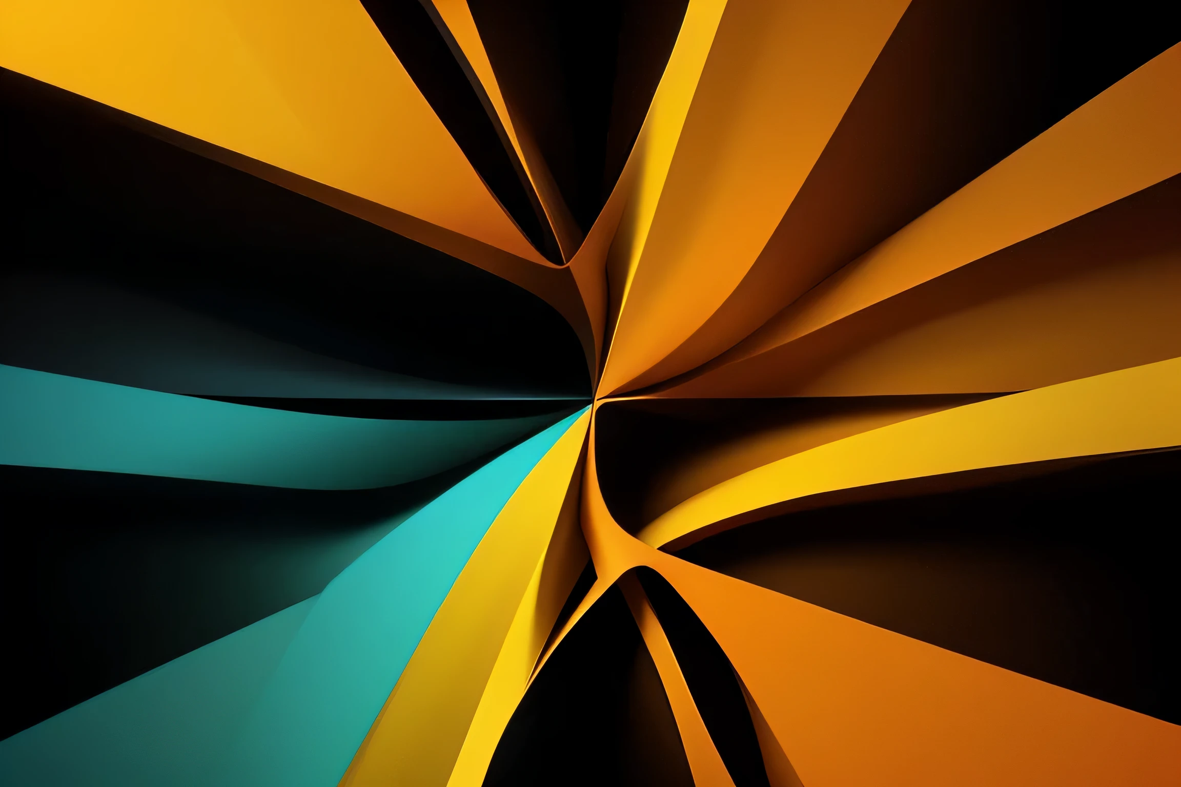 Abstract orange and yellow geometric background. Dynamic shapes composition. Cool background design for posters.