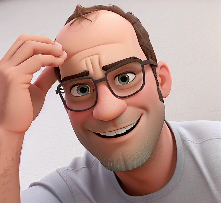 Poster not in the Disney Pixar style, alta qualidade, melhor qualidade, homem sexy branco, 30 anos cabelo grisalho barba preta, musculoso, com fundo em um restaurante a luz de velas