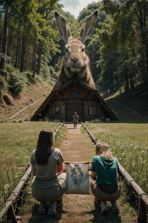 Create an artwork depicting the Watership Down characters embarking on a daring adventure to save their beloved home. Show them banding together, facing challenges and overcoming obstacles as they journey through the wilderness. Capture the determination, bravery, and camaraderie of the characters as they fight to protect their warren and ensure the safety of their fellow rabbits. Let the artwork reflect the beauty of nature and the bond between the characters. Use your creativity to bring this epic adventure to life. (masterpiece), best quality