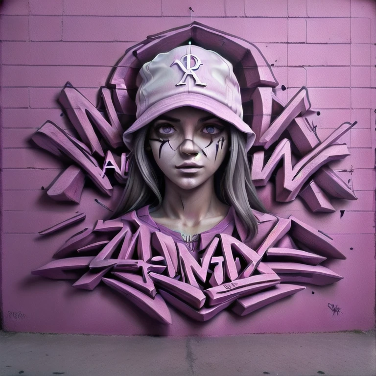 UN PRIMER PLANO DE UN GRAFFITI 3D CON LA PALABRA (((TEXT: "LAURA"))) , EL MEJOR GRAFFITI, EL GRAFFITI LO HACE UN CHICO CON ROPA URBANA, EN LA PARED DE UN EDIFICIO, LOS COLORES DEL GRAFFITI3DA SON ROSA, MORADO Y GRIS, DETALLADAMENTE REALIZADO,LETRAS PERFECTAMENTE DELINEADAS, FORMAN LA PALABRA "LAURA", EL JUEGO DE SOMBRAS Y PERSPECTIVA LE DAN UN TOQUE HIPER RFEALISTA, 8k, ANTES DE TERMIRAR VERIFICA QUE EL GRAFFITI PONGA LA PALABRA "LAURA",