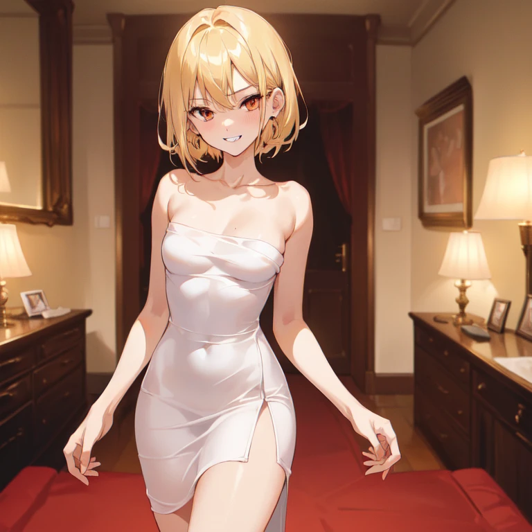 Himiko Toga, naked, open legs, showing pussy, bedroom, fullbody,