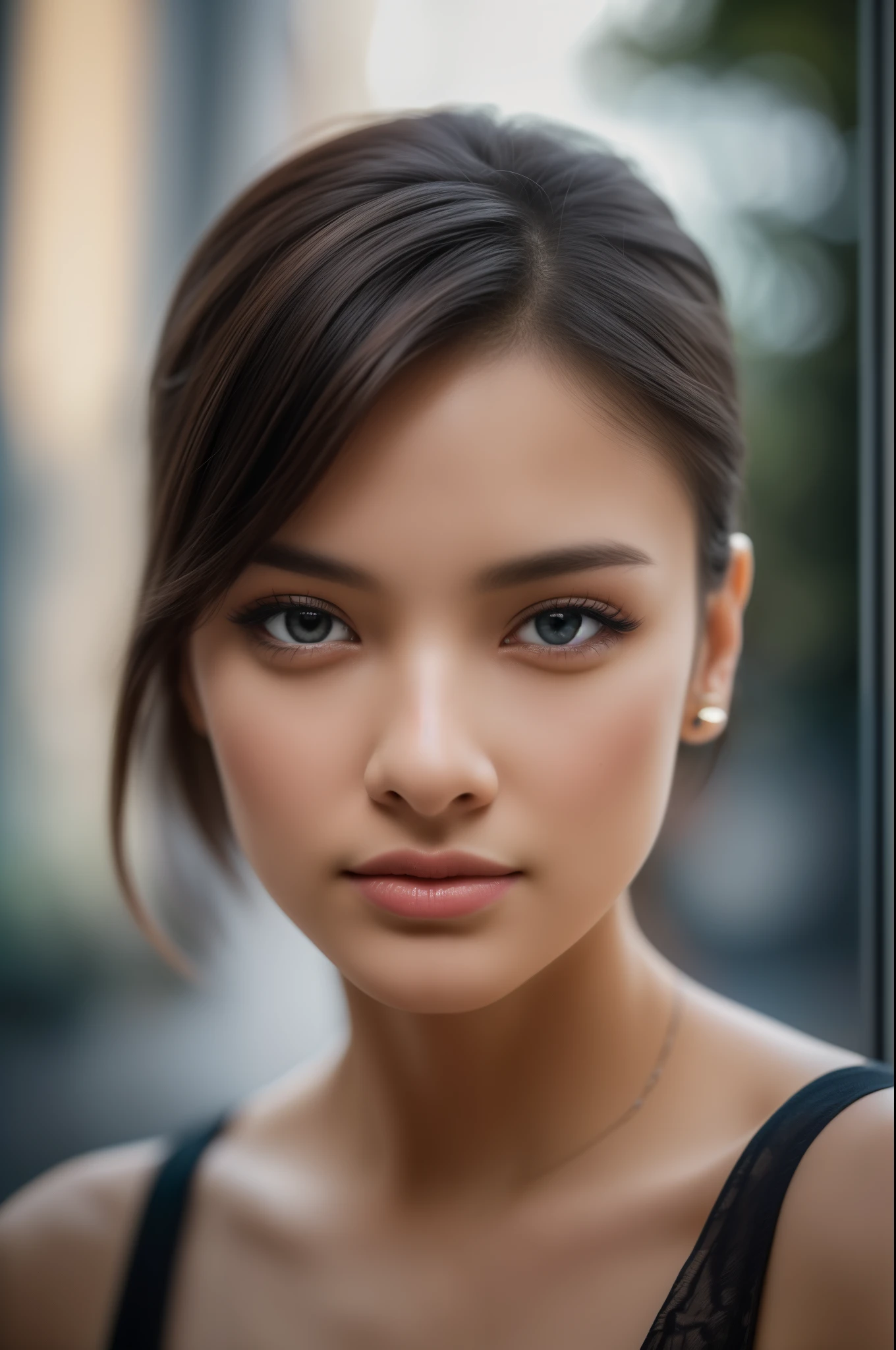 tmasterpiece,best qualtiy,hdr, hyper HD, 8K,Bokeh,Ultra-fine painting,Sharp focus,Physically-based rendering,Extreme detail description,portraitures,half-body photo,looking at viewer, (EOS R8, 50 millimeters, F1.2, 8K, RAW photo:1.2)