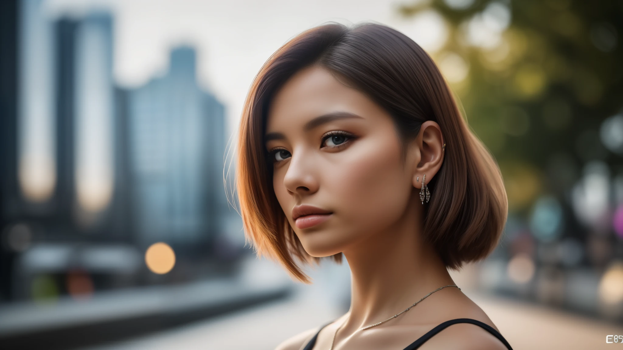 tmasterpiece,best qualtiy,hdr, hyper HD, 8K,Bokeh,Ultra-fine painting,Sharp focus,Physically-based rendering,Extreme detail description,portraitures,half-body photo,looking at viewer, (EOS R8, 50 millimeters, F1.2, 8K, RAW photo:1.2)