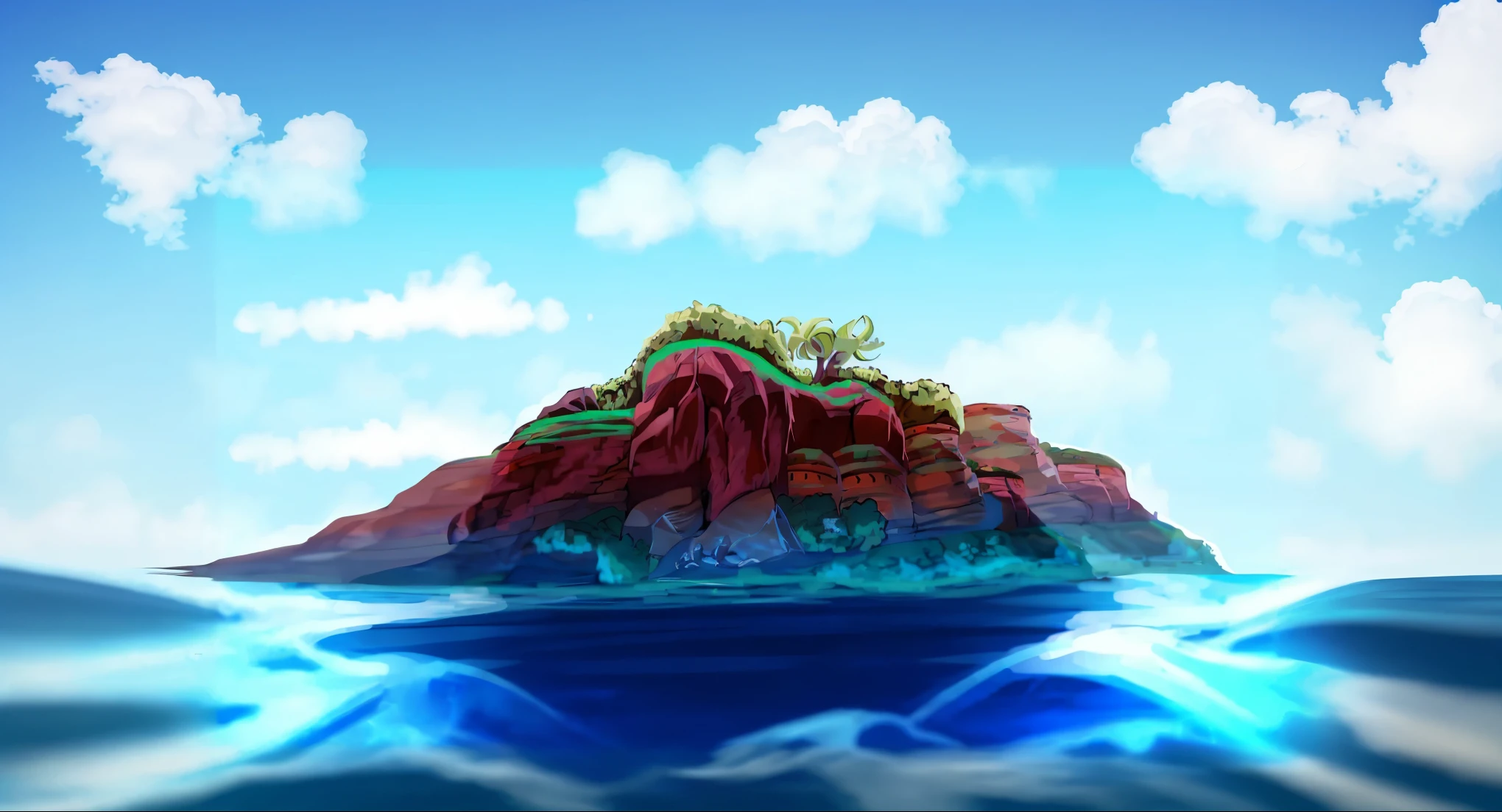 expand sky and water