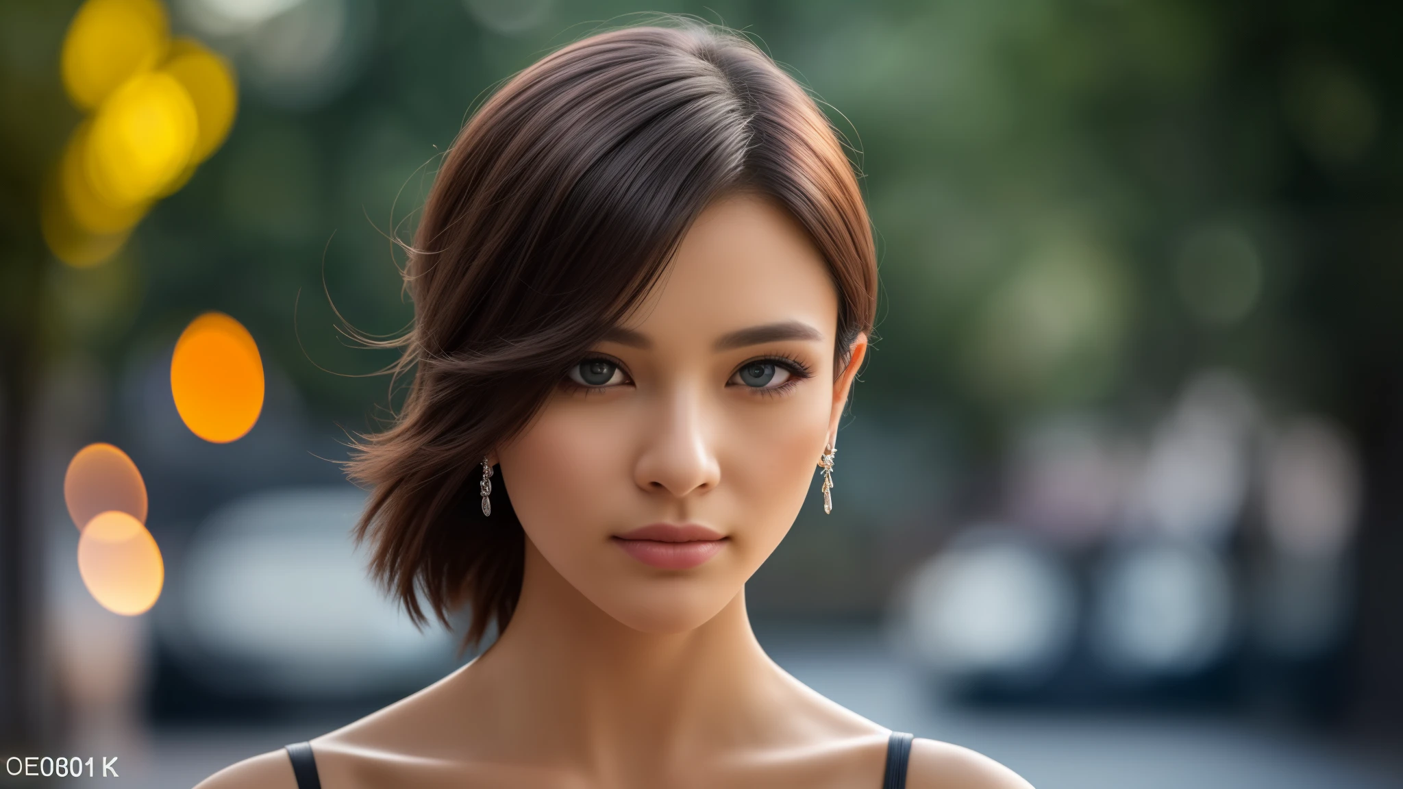 tmasterpiece,best qualtiy,hdr, hyper HD, 8K,Bokeh,Ultra-fine painting,Sharp focus,Physically-based rendering,Extreme detail description,portraitures,half-body photo，looking at viewer, (EOS R8, 50 millimeters, F1.2, 8K, RAW photo:1.2)