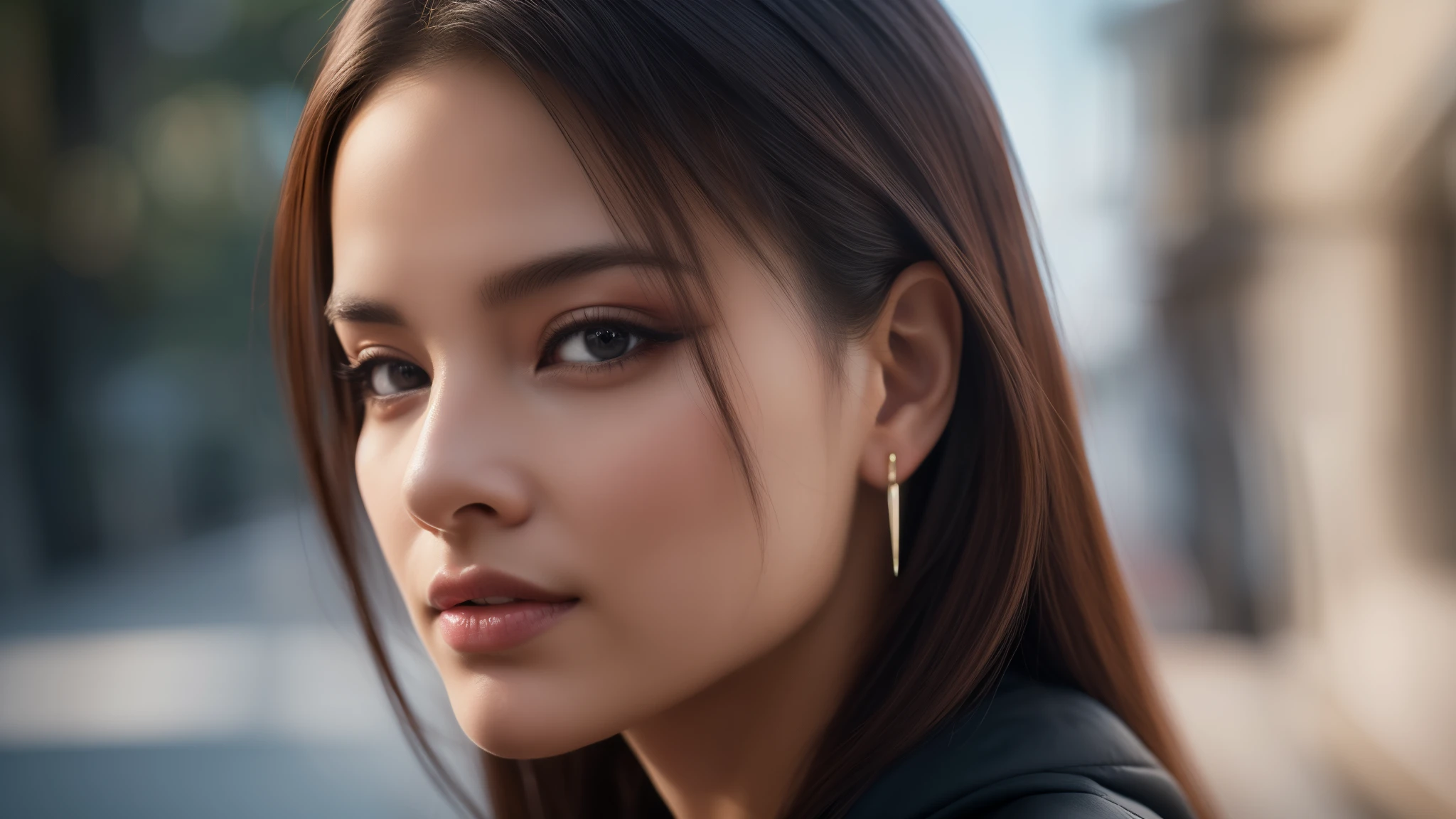 tmasterpiece,best qualtiy,hdr, hyper HD, 8K,Bokeh,Ultra-fine painting,Sharp focus,Physically-based rendering,Extreme detail description,portraitures,half-body photo,looking at viewer, (EOS R8, 50 millimeters, F1.2, 8K, RAW photo:1.2)