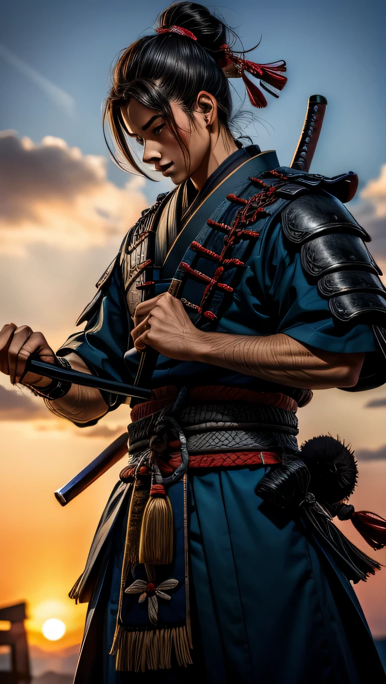 cool samurai　warrior