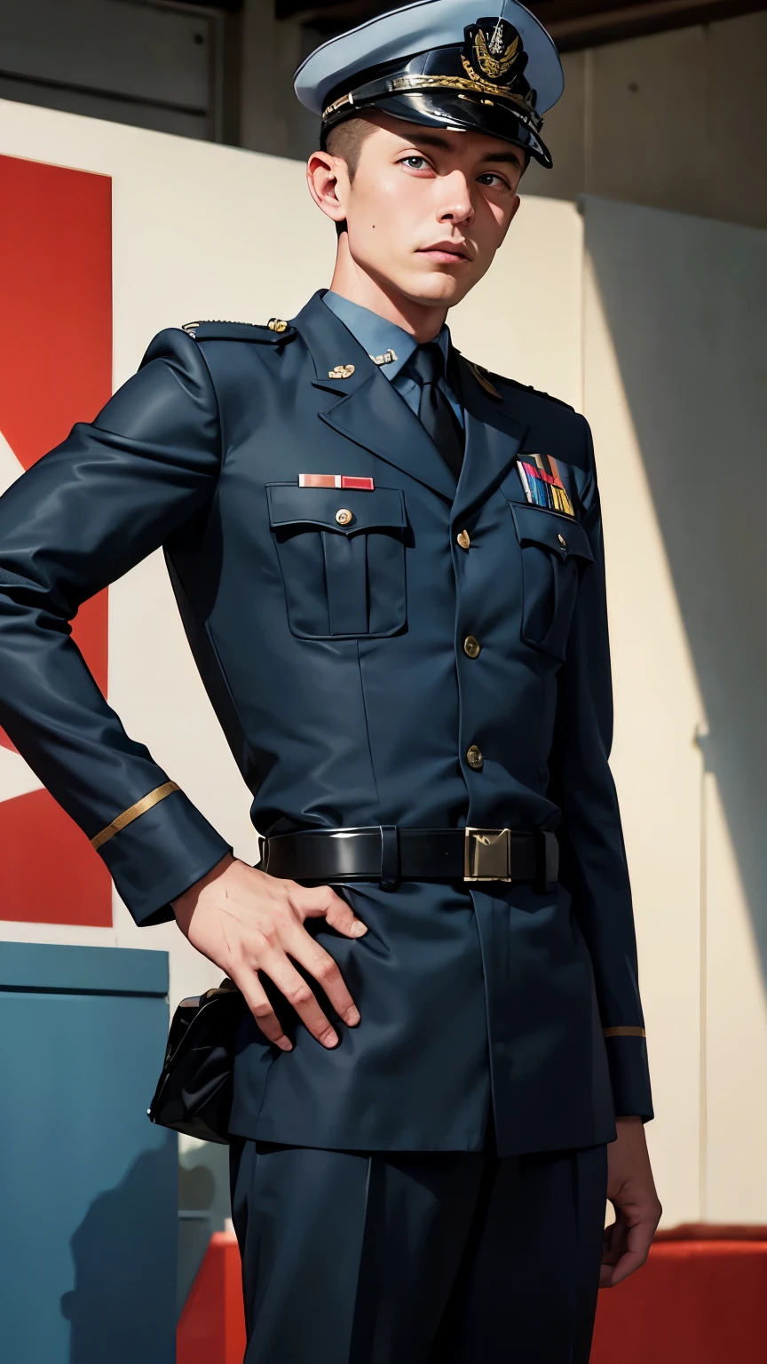 arafed photo of a man in a military uniform posing for a picture, in a soldier uniform, by Eugene Montgomery, in military uniform, late 1 9 6 0's, in uniform, by Dennis Ashbaugh, 1965, 1 9 6 5, vietnam war soldier, by Alison Geissler, by Greg Spalenka, elon musk as a soldier