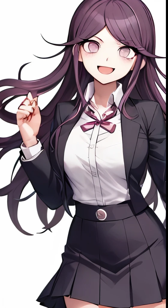 the anime, woman in a dark academic uniform akane owari danganronpa, anime moe artstyle, dark academy, gapmoe yandere grimdark, epic anime style, yandere, inspired by Okumura Masanobu, by Jin Homura, digital art from danganronpa, From Cryptid Academia