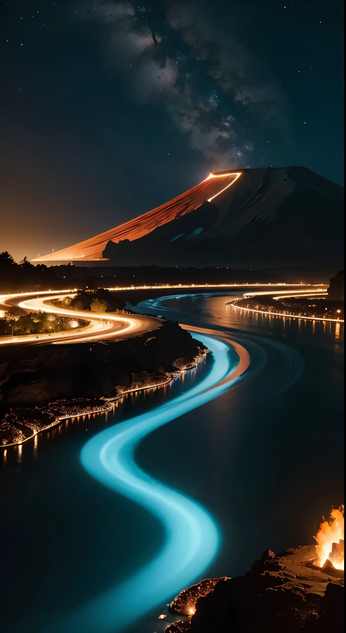 35mm photography, white cropped top, beautiful earth filled with water and lava, perfect eyes, sharp focus, 8k HD, crazy detail, intricate, Caenorhabditis elegans, atmospheric 4k hyper-detail, cinematic sensibility, sharp focus, masterpiece, color, surreal, vivid colors, (very detailed CG unity 8k wallpaper), intricate, high detail, sharp focus, realistic, symmetrical, volumetric lighting, beautiful, rich dark masterpiece, Dan Mumford and Mark M. Astrophotography in the style of Simonetti