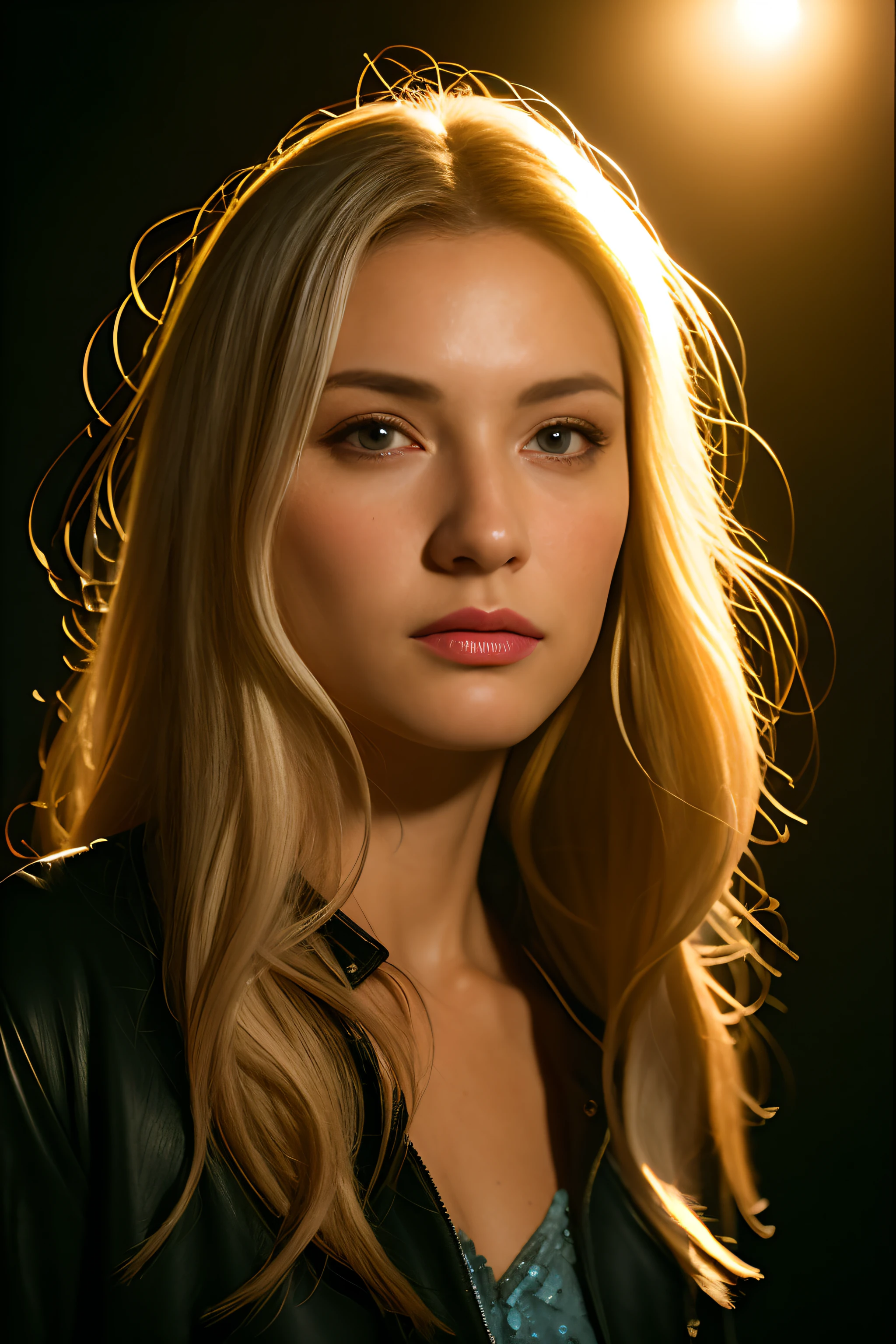 Surrealist Portraits of Women by David Hockney and Alphonse Mucha,Fantasy Art, Photo-realistic, Dynamic Lighting, Art Station, poster, Volumetric Lighting, Very detailed faces, 4K, The award-winning,, 1 Girl, in the darkness, Deep Shadow, Low profile,Cowboy shooting,(Official uniform:1.4) ,Long hair,white hair,