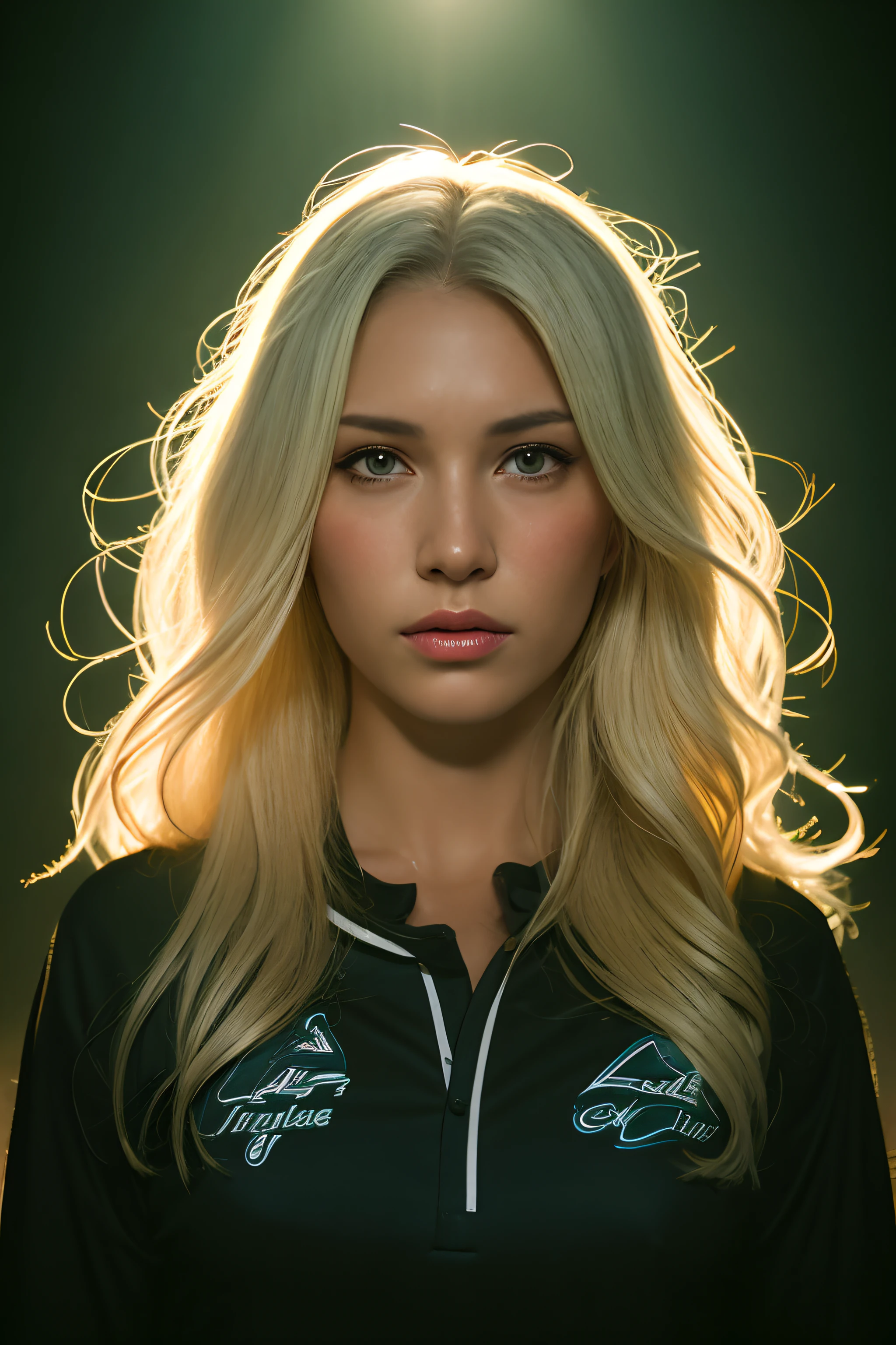 Surrealist Portraits of Women by David Hockney and Alphonse Mucha,Fantasy Art, Photo-realistic, Dynamic Lighting, Art Station, poster, Volumetric Lighting, Very detailed faces, 4K, The award-winning,, 1 Girl, in the darkness, Deep Shadow, Low profile,Cowboy shooting,(Official uniform:1.4) ,Long hair,white hair,