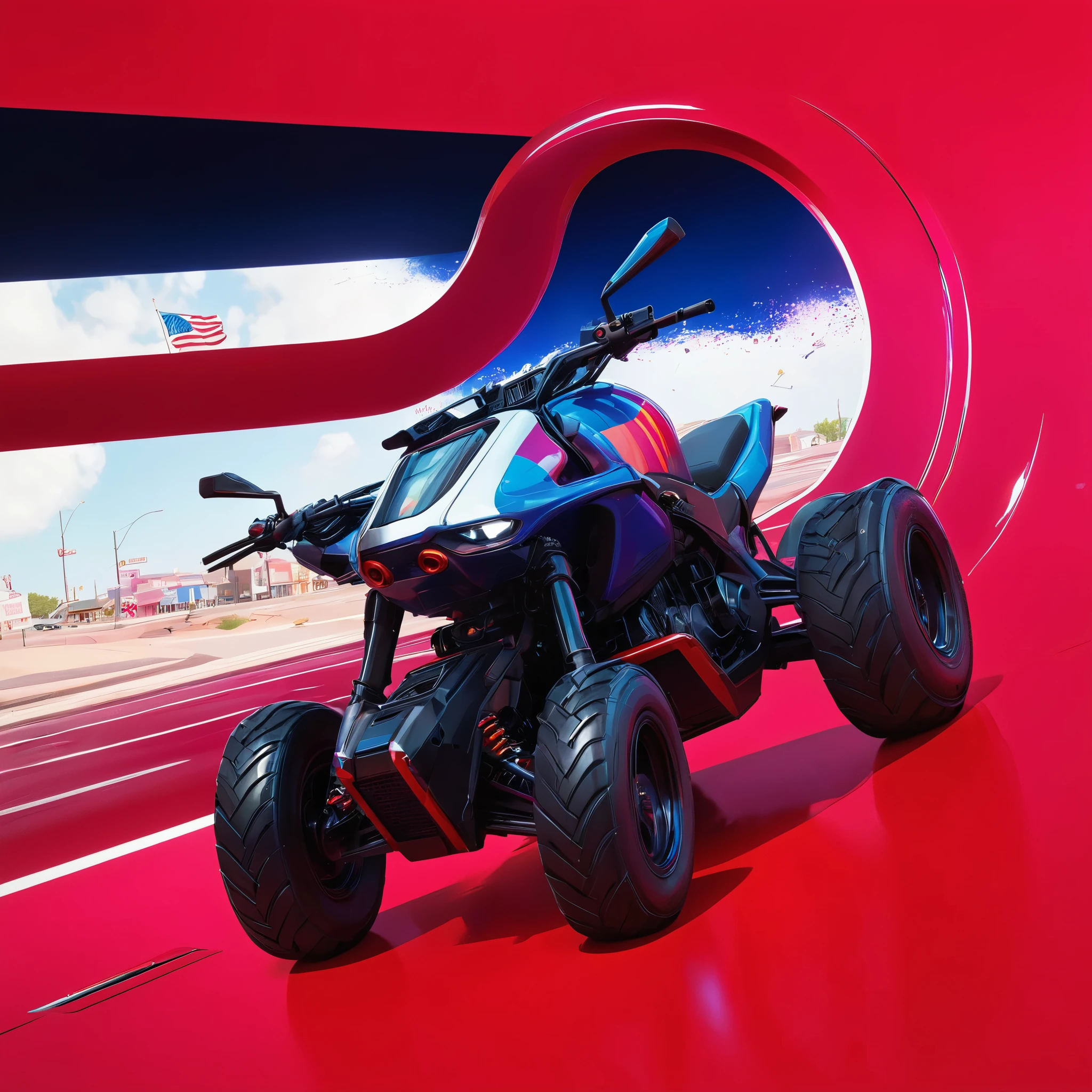 cinematic,photorealistic movie action-packed 2099 super-sized gumdrop to the town square, twister by Craig Mullins, ilya kuvshinov, krenz cushart, artgerm trending on artstation by Edward Hopper and Dan Mumford and WLOP and Rutkovsky, Unreal Engine 5, Lumen, Nanite