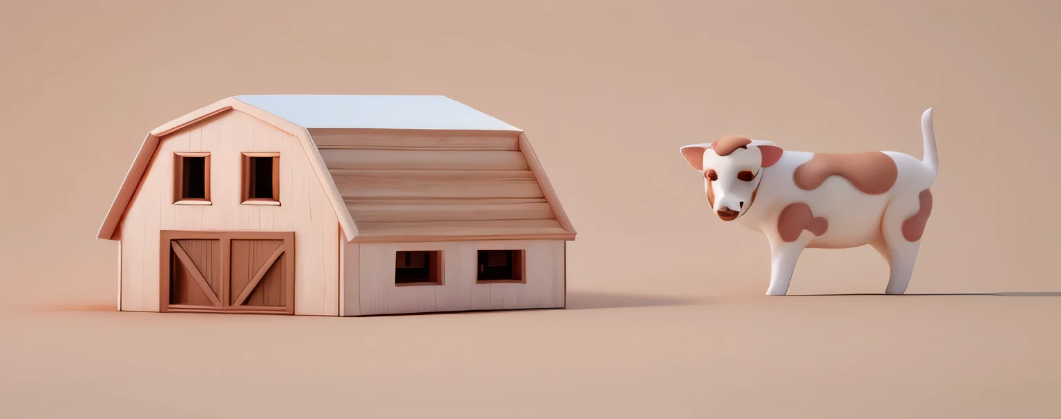 Stereo Effect,cute,3d rendering style,Best quality