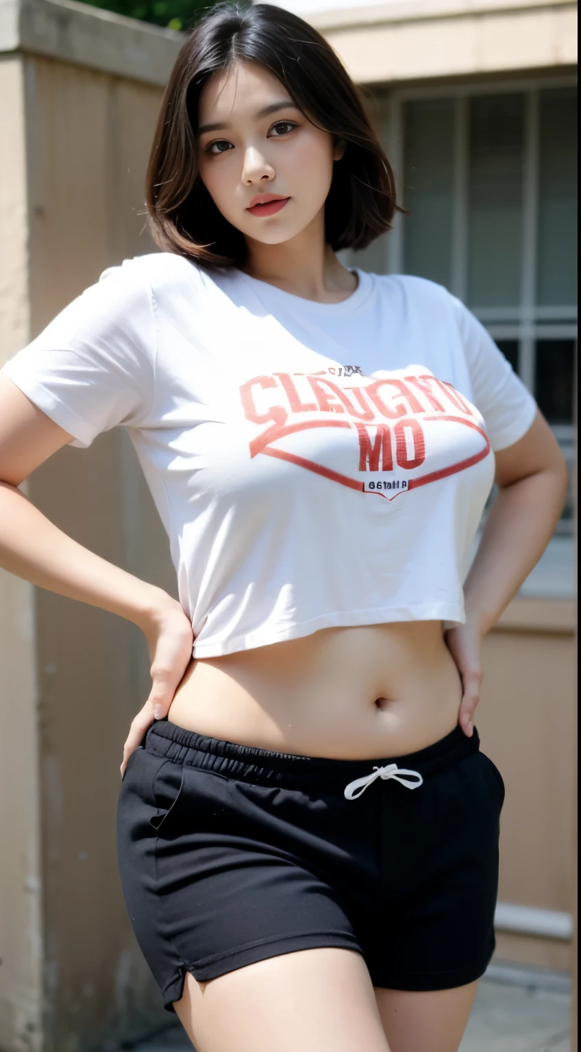 (highest quality,8k,masterpiece),Japanese Mature,50 years old,Huge ,Accentuate your cleavage,Glamour,Muchimuchi,