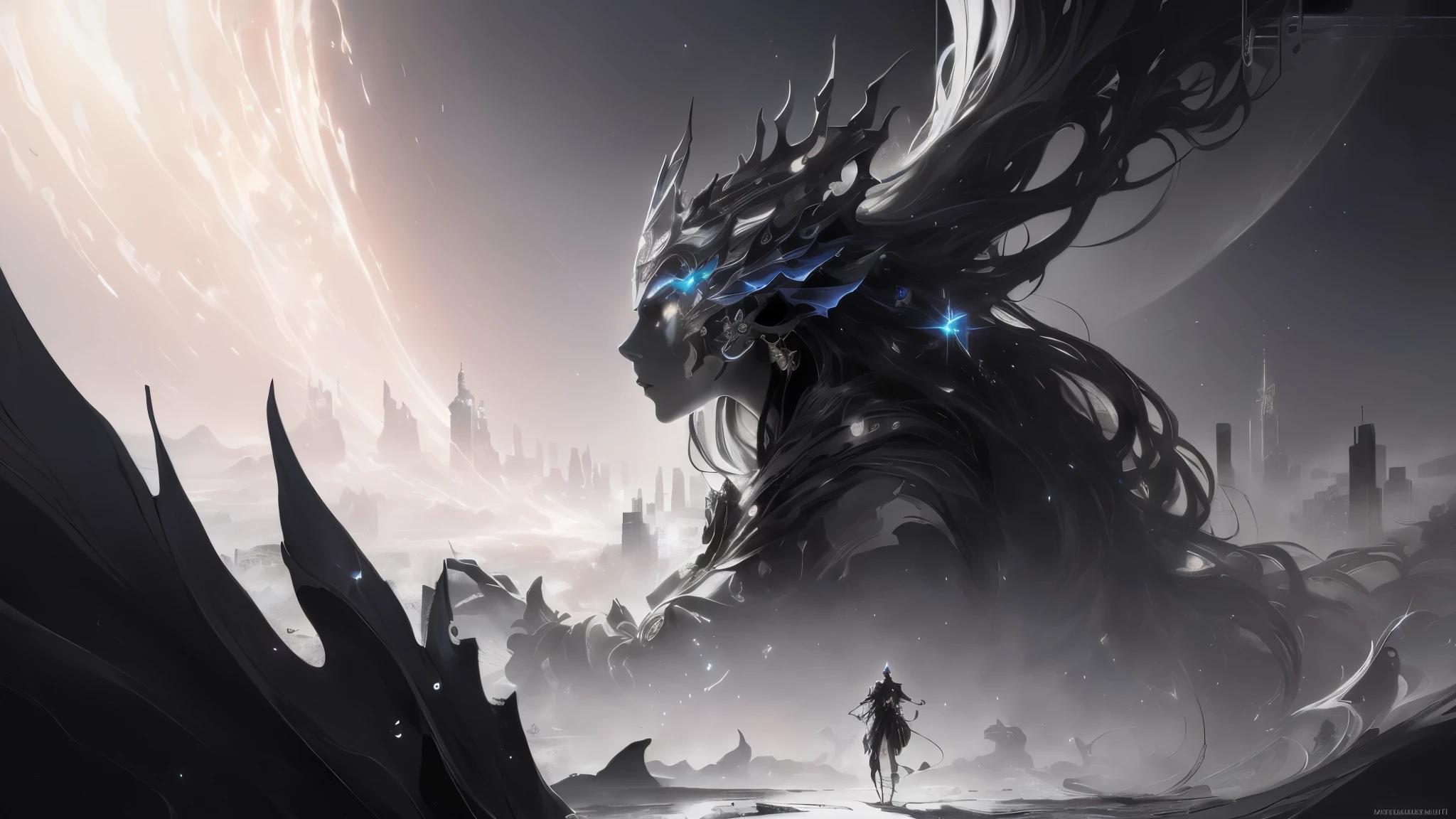 masterpiece, highest quality, (Highly detailed CG Unity 8k wallpaper), (highest quality), (Best illustrations), (Best Shadow), Absurd, Realistic lighting, (abyss), Beautiful sparkle, art：PeterMohrBacher,