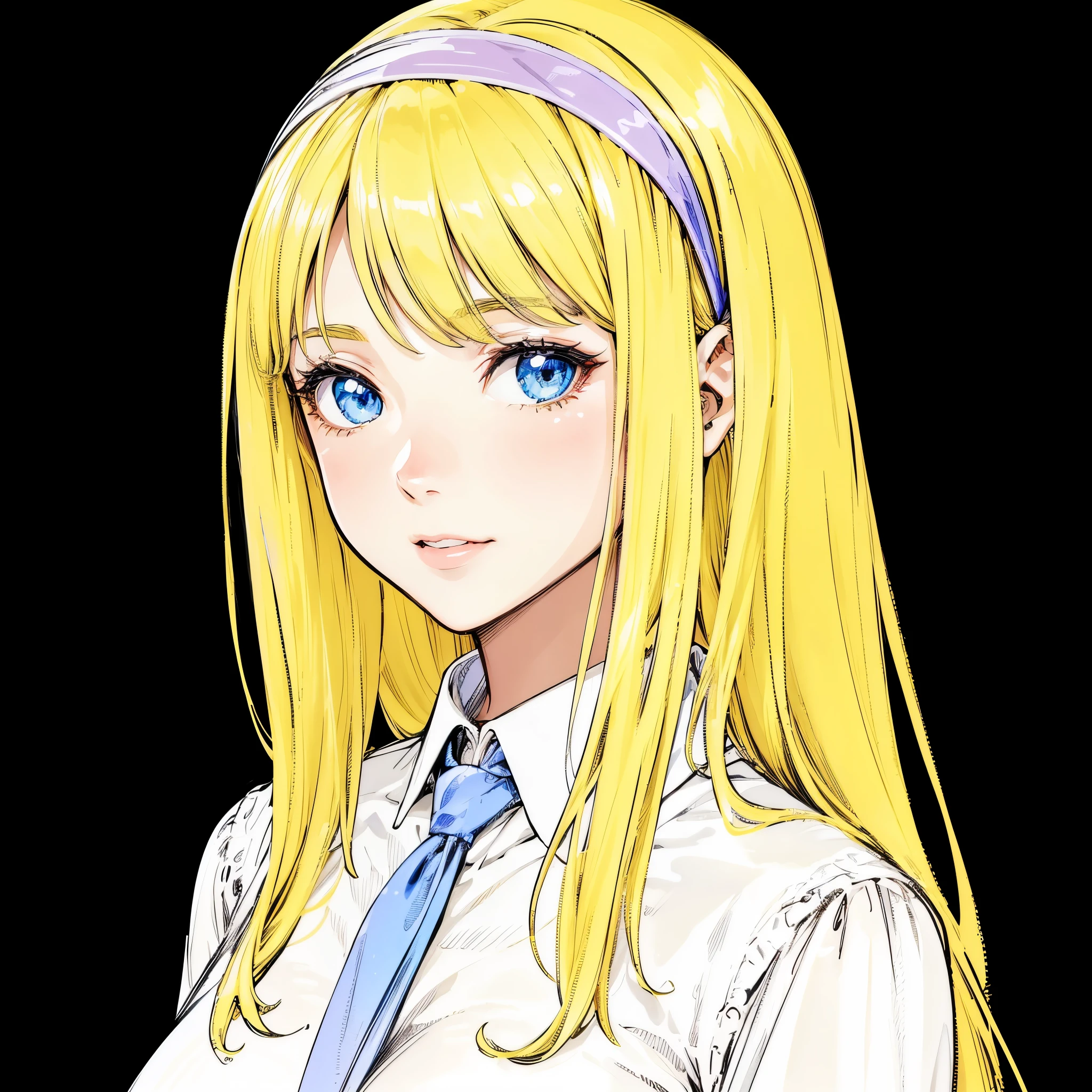(best quality,4k,8k,highres,masterpiece:1.2),ultra-detailed,(realistic,photorealistic,photo-realistic:1.37),portraits,anime,girl with vibrant blue eyes and long flowing blonde hair,(studio lighting,soft shadows),(colorful, vibrant, and saturated:1.1) color palette,anime girl styled with a tie, (sharp focus:1.1), (fine details:1.1),(crisp and clear:1.1),background with a beautiful garden setting and cherry blossom trees in full bloom,anime girl with a cheerful expression, in a dynamic pose with her hair flowing,holding a book and smiling brightly,sparkles of magic trailing from her fingertips,her outfit adorned with cute accessories and a stylish tie matching her hair color,meticulously drawn eyes with beautiful long lashes,soft rosy lips,delicate facial features and flawless complexion,exquisite attention to shading and highlights,adding depth and dimension to her face and hair,tie decorated with intricate patterns and contrasting colors,emphasizing her elegant and fashionable style,subtle hints of sunlight illuminating her face and hair,creating a warm and inviting atmosphere,a sense of whimsy and playfulness captured in her expression and movement,conveying her vibrant personality and lively spirit.
