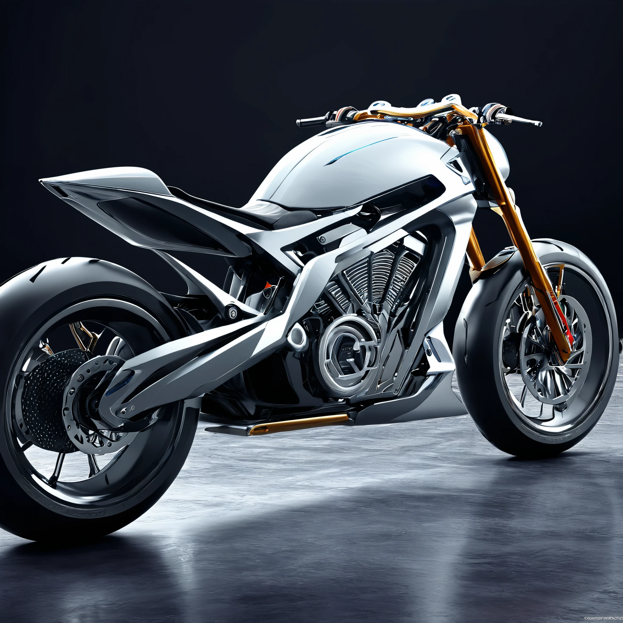 concept motorcycle, best quality, product design, three-quarter view, concept design, Product photography,industrial design,highres,absurdres,incredibly absurdres,huge filesize,8k,computer rendering,octane render,keyshot render,realistic,Photograph,UE,concept vision,