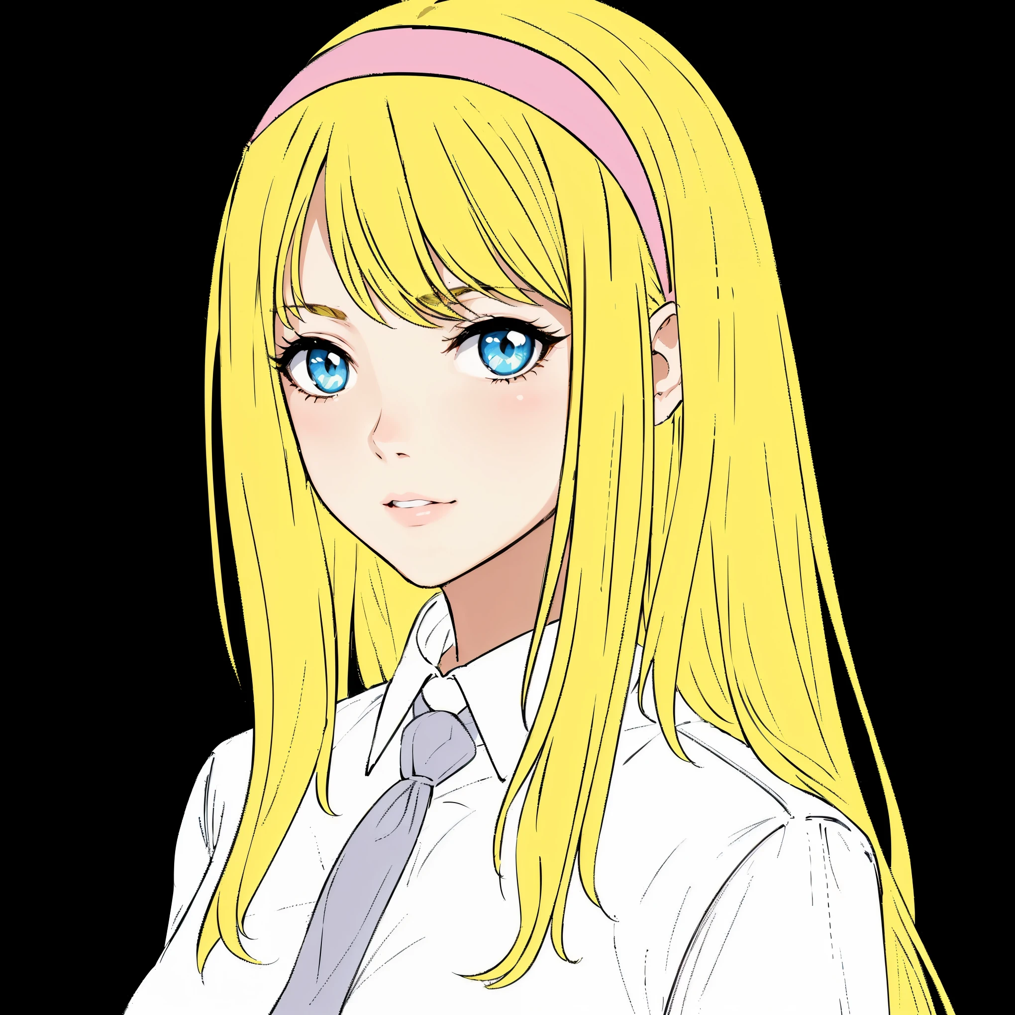 (best quality,4k,8k,highres,masterpiece:1.2),ultra-detailed,(realistic,photorealistic,photo-realistic:1.37),portraits,anime,girl with vibrant blue eyes and long flowing blonde hair,(studio lighting,soft shadows),(colorful, vibrant, and saturated:1.1) color palette,anime girl styled with a tie, (sharp focus:1.1), (fine details:1.1),(crisp and clear:1.1),background with a beautiful garden setting and cherry blossom trees in full bloom,anime girl with a cheerful expression, in a dynamic pose with her hair flowing,holding a book and smiling brightly,sparkles of magic trailing from her fingertips,her outfit adorned with cute accessories and a stylish tie matching her hair color,meticulously drawn eyes with beautiful long lashes,soft rosy lips,delicate facial features and flawless complexion,exquisite attention to shading and highlights,adding depth and dimension to her face and hair,tie decorated with intricate patterns and contrasting colors,emphasizing her elegant and fashionable style,subtle hints of sunlight illuminating her face and hair,creating a warm and inviting atmosphere,a sense of whimsy and playfulness captured in her expression and movement,conveying her vibrant personality and lively spirit.