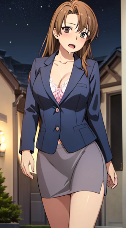 ((((Perfect Anatomy, Very detailedな肌)))), 1 girl, Japanese, ************, Shiny skin, Large Breasts:0.6, avert your eyes, Take in the view,, 
Beautiful Hair, Beautiful Face, Beautiful fine details, (Long Hair:1.7, Half Up:1.5), 
Beautiful clavicle, Beautiful body, Beautiful breasts, Beautiful thighs, Beautiful feet, Baby Face, Mole under the eye, 
((long-sleeved white shirt with collar and buttons, (Beautiful dark blue suit vest:1.4, dark blue micro mini pencil skirt:1.4)), Mid Boots), Wet crotch, Captivating thighs, Camel Toe, ((Animal Collars)), 
((Pee leak:1.9, Leaking poop:1.3)), 
((Ahegao, Embarrassing, Drooling, Please open your mouth wide)), (((walking, Adult toys in panties), female masturbation, Abused, Inserting an Object, vibrator)), 
(Beautiful views), winter, Midnight, hokkaido, Sapporo, The smell of the park, crowd, Christmas, Christmas tree, illumination, TV Tower, snow, snowfall:1.7, Frozen Weather, Frost, 
(8k, highest quality, Masterpiece​:1.2, Very detailed), (Realistic, photoRealistic:1.3), Beautiful illustrations, Cinema Lighting,