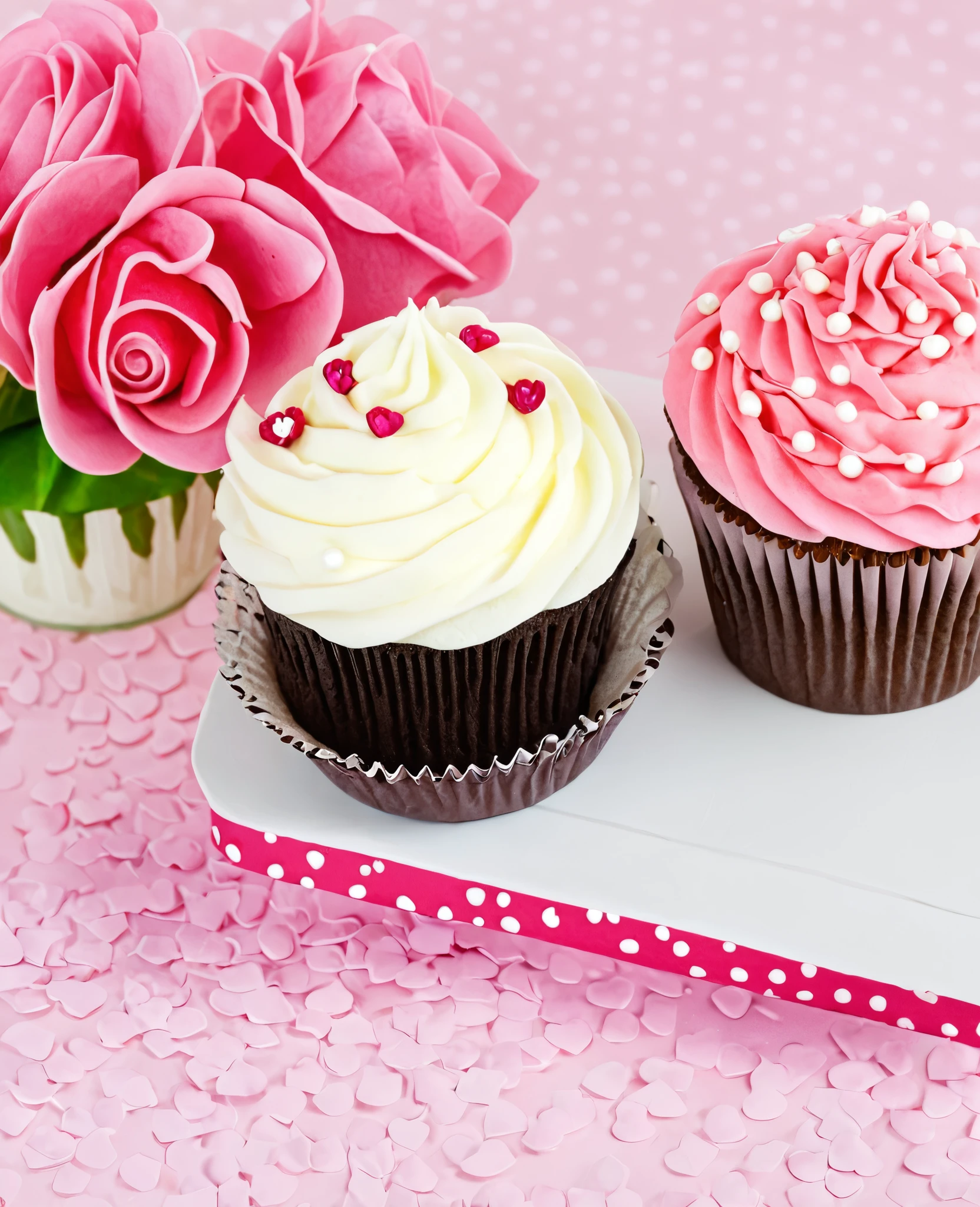 Cake and cupcakes for Mother&#39;s Day