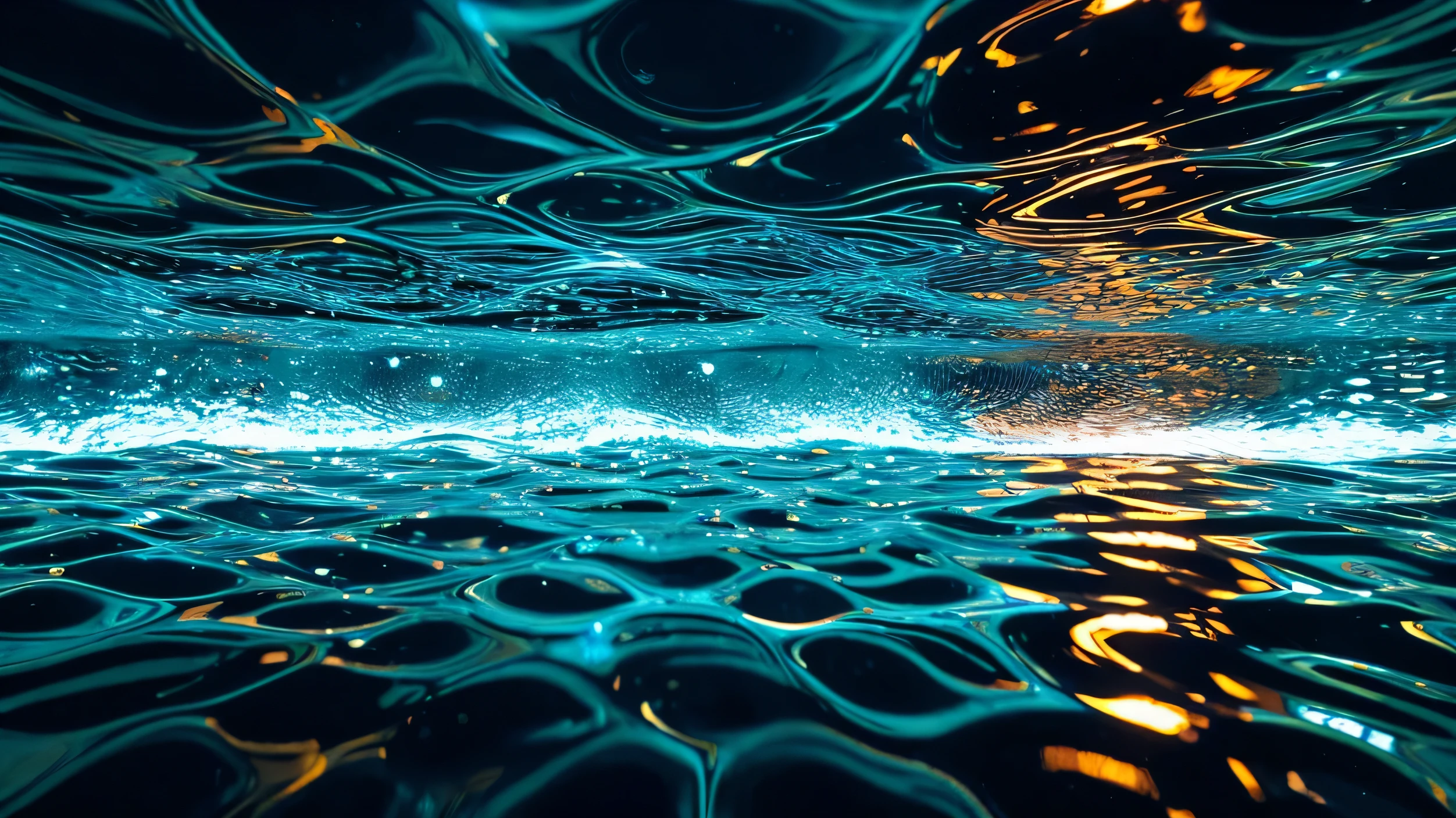 Fantastic appearance of sound waves spreading