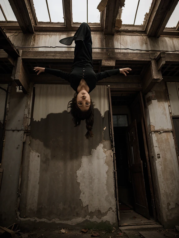 Witch Flying in Abandonment