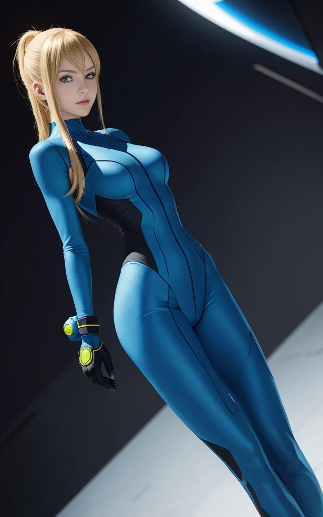 zero suit samus, blue eyes, stunning proportions