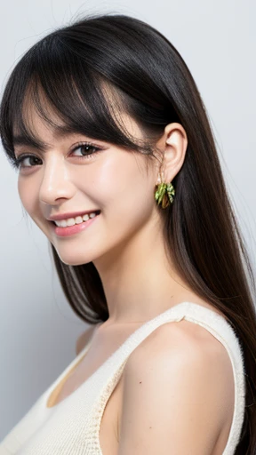 (8K, 超High resolution, highest quality, pieces fly:1.2),(26 years old:1.2)、(big smile)、(avert your eyes)、8K、Japanese girl raw portrait、超High resolution、highest quality、 (small breasts:1.5),(sleeveless knit dress:1.5)、(from below:1.2)、walk、support your chest with your hands、(Panty shot:1.2)、(city:1.4) Blake is (natural skin texture、fine skin、hyper realism、Super sharpness)、intricate details、written boundary depth、idol sculpture、actress model pose、 lady、、long black hair、Rear view、beautiful butt、star piece、highest quality、High resolution))、(1 girl)、(realistic:1.4)、alone、close your mouth、happy smile、smile happily、pretty black hair、Big eyes、Clear double eyelids、eyelash、stick out ears、long neck、Absolute area、beautiful clavicle、perfect face、bangs、pretty bangs、thin lips、Fair skin、small face、face becomes smaller、draw all the heads、look slightly upward at the camera、(look at the audience、eye highlights、light brown eyes、lip gloss chest bulge、squat、white boots、