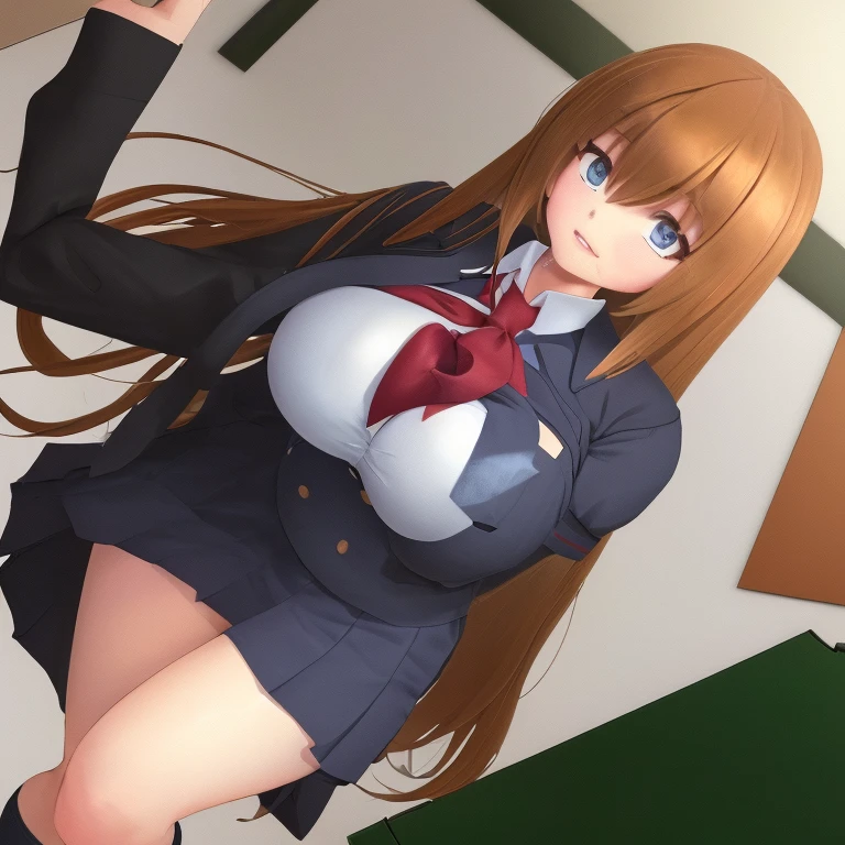 Big Breasts　school uniform