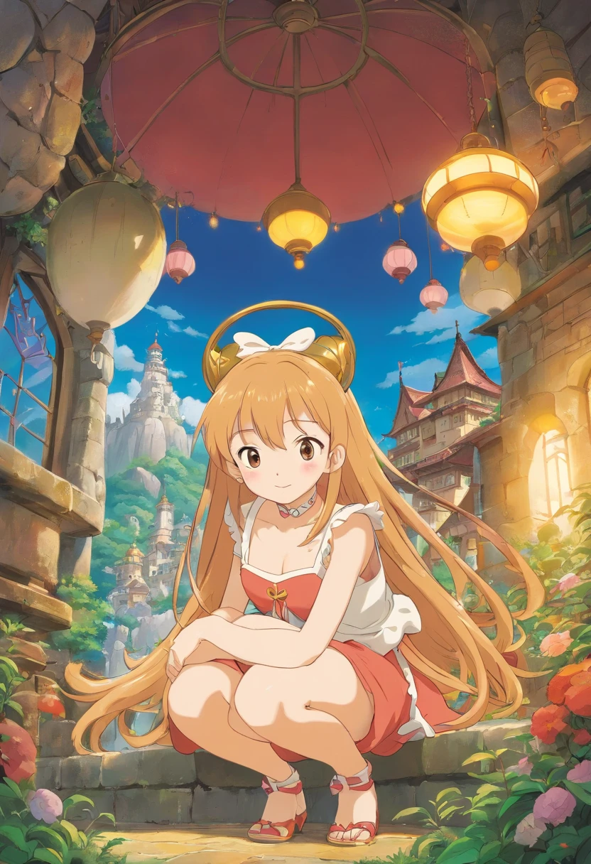 The title of Studio Ghibli's new animated movie is"princess testicles", testicles object,Illustration by Hayao Miyazaki,