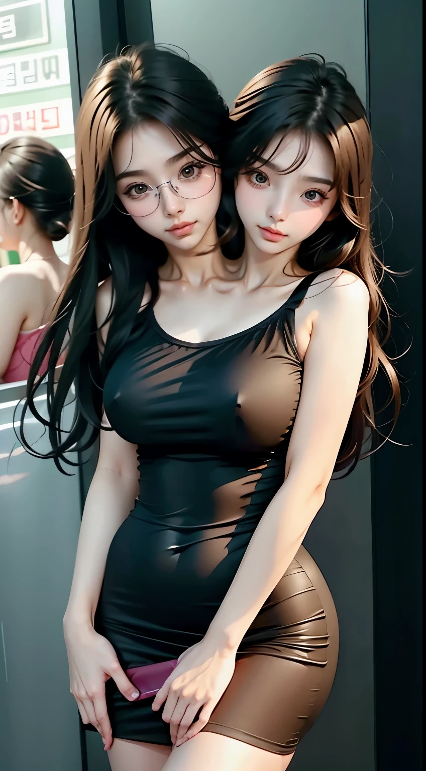 bestresolution, (2heads:1.2), korean girls,