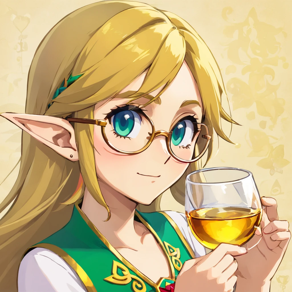 liquor　woman　Glasses