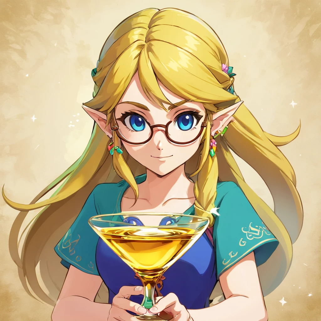 liquor　woman　Glasses