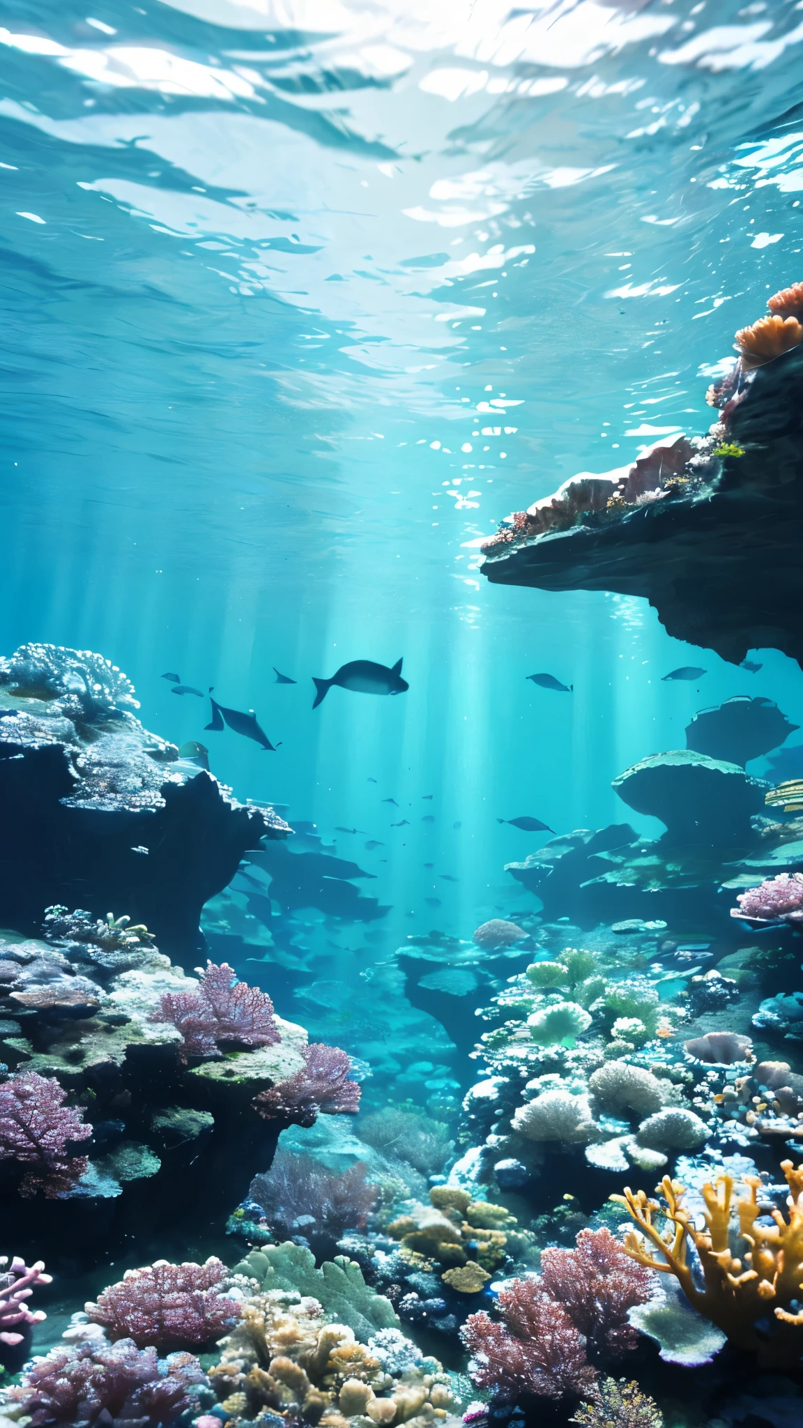 Underwater scenery