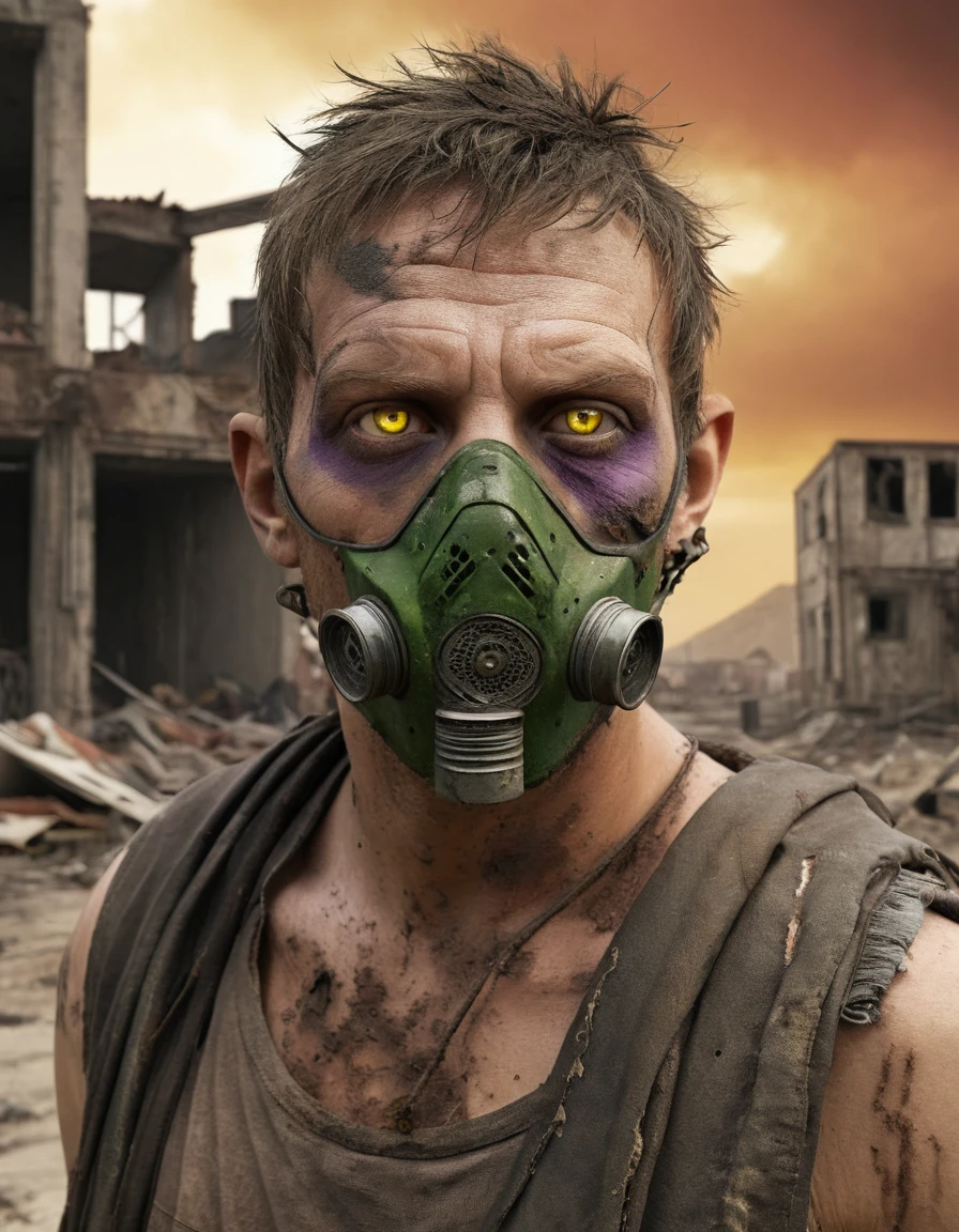 <lora:RPGWight:1.0> wight:1, ((medium range)), solo, red eyes, bloody, moss, dirty, rotting decaying flesh, dark cinematic lighting, (urban alley: 1.5), trash cans, rats, roaches,