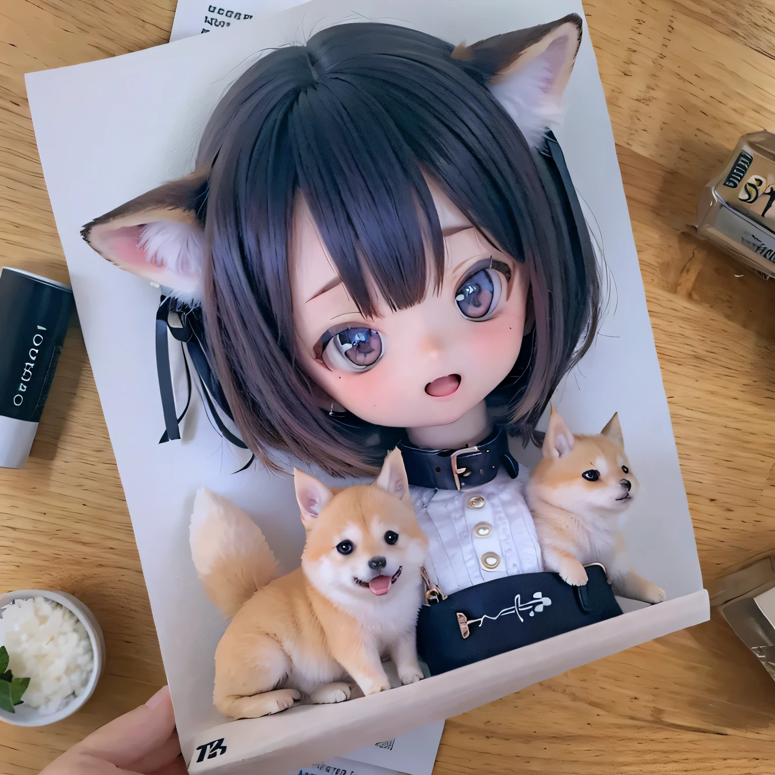 shiba inu girls chibi run