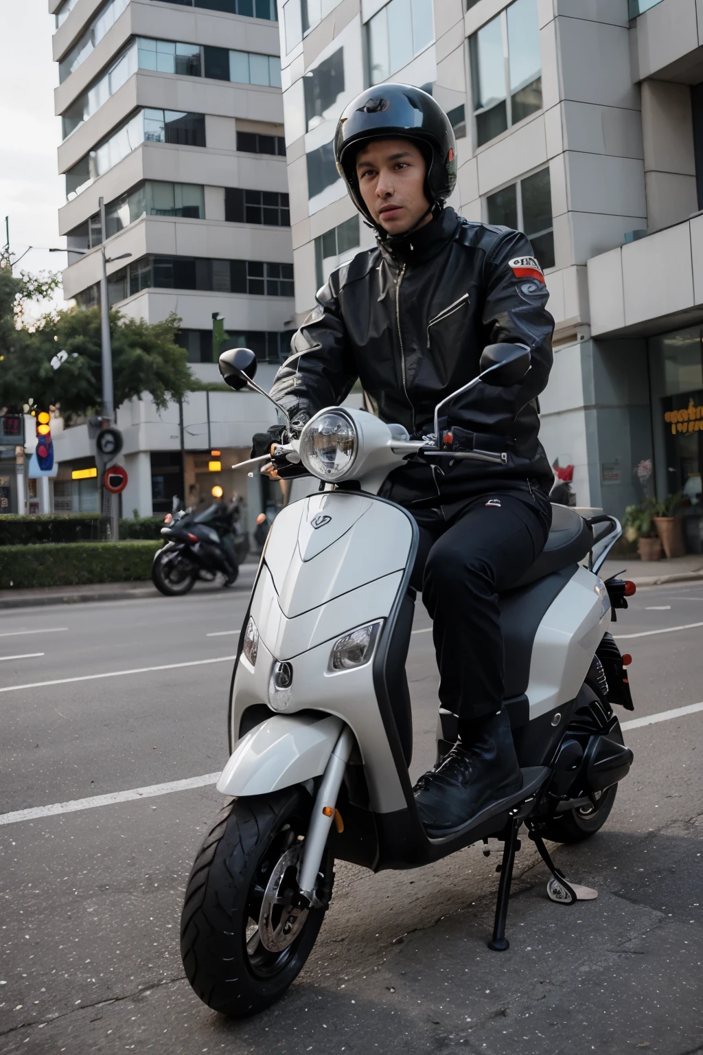 Exhibidor para evento de scooter electrico Gogoro