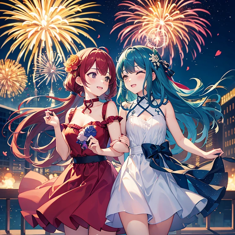 Fireworks of emotions、Unexpected emotions are stirred up、Colorful lights make your heart dance