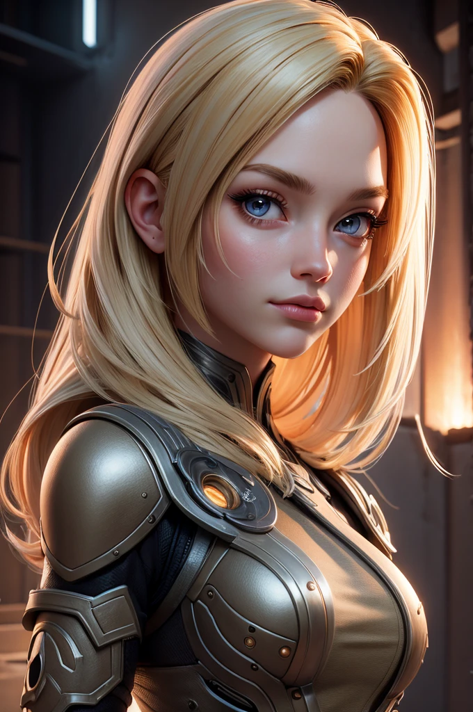 (masterpiece), best quality, high resolution, highly detailed, detailed background, perfect lighting, 1girl, sci-fi, blonde hair,