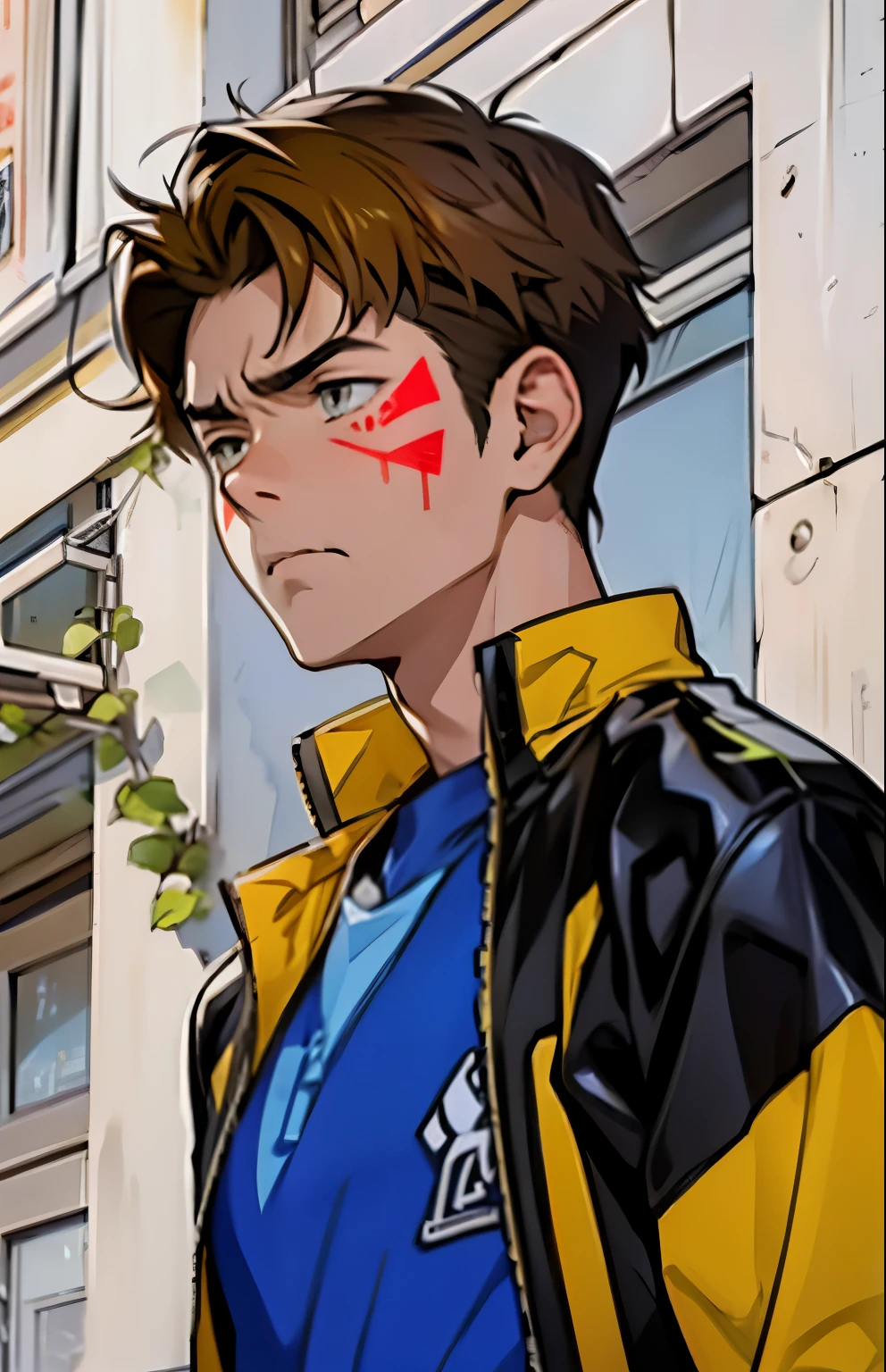 a boy is upset angry