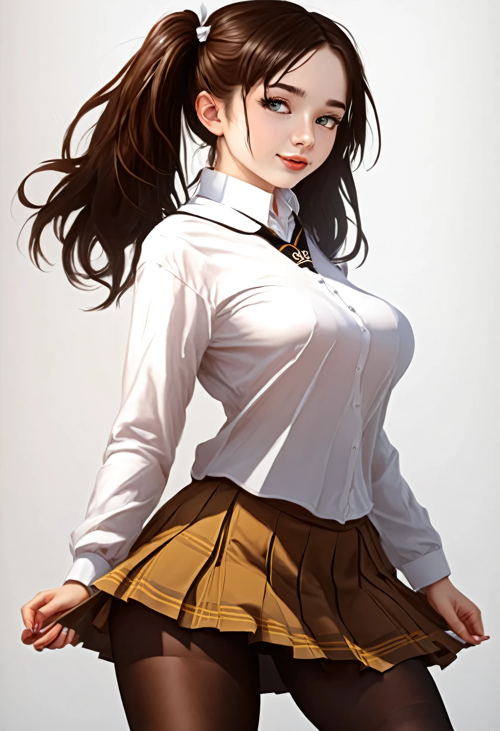 Realistic school girl