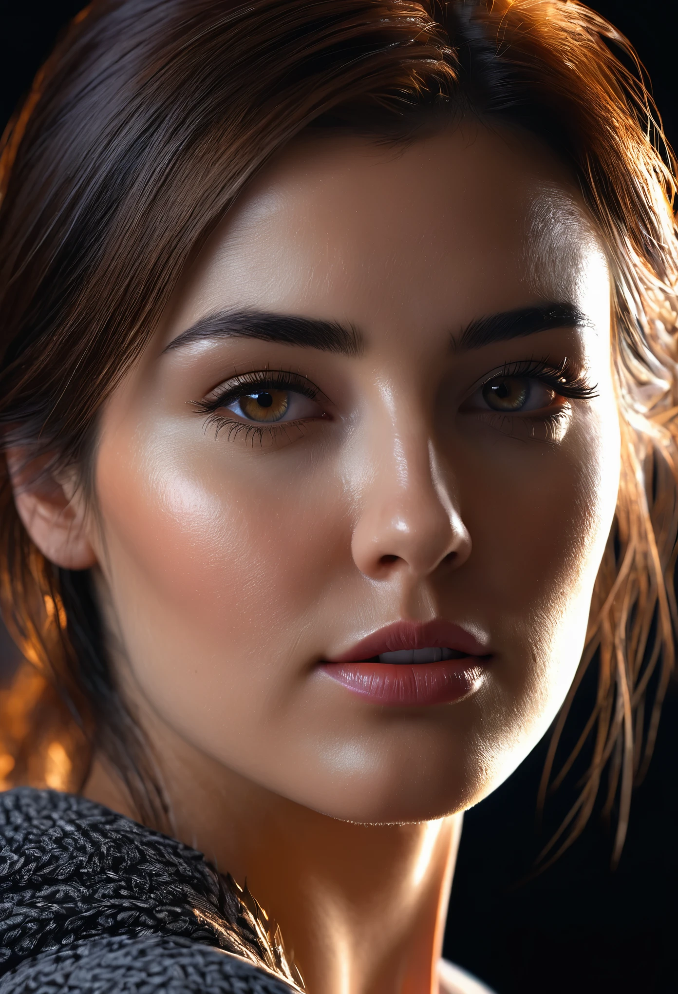 woman, ambient mysterious light, hyper detailed, highly detailed, insanely detailed, beautiful, realistic, stunning, perfect lighting, mind blowing, award winning