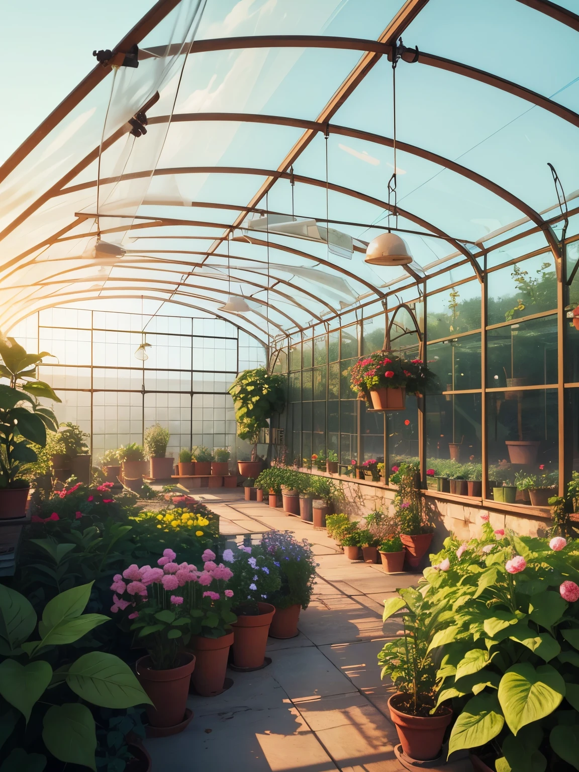 greenhouse, ultra detailed, high quality, 8k resolution