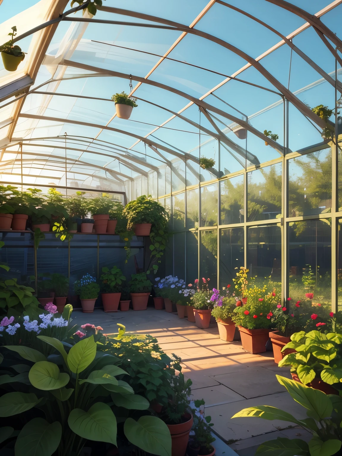 greenhouse, ultra detailed, high quality, 8k resolution