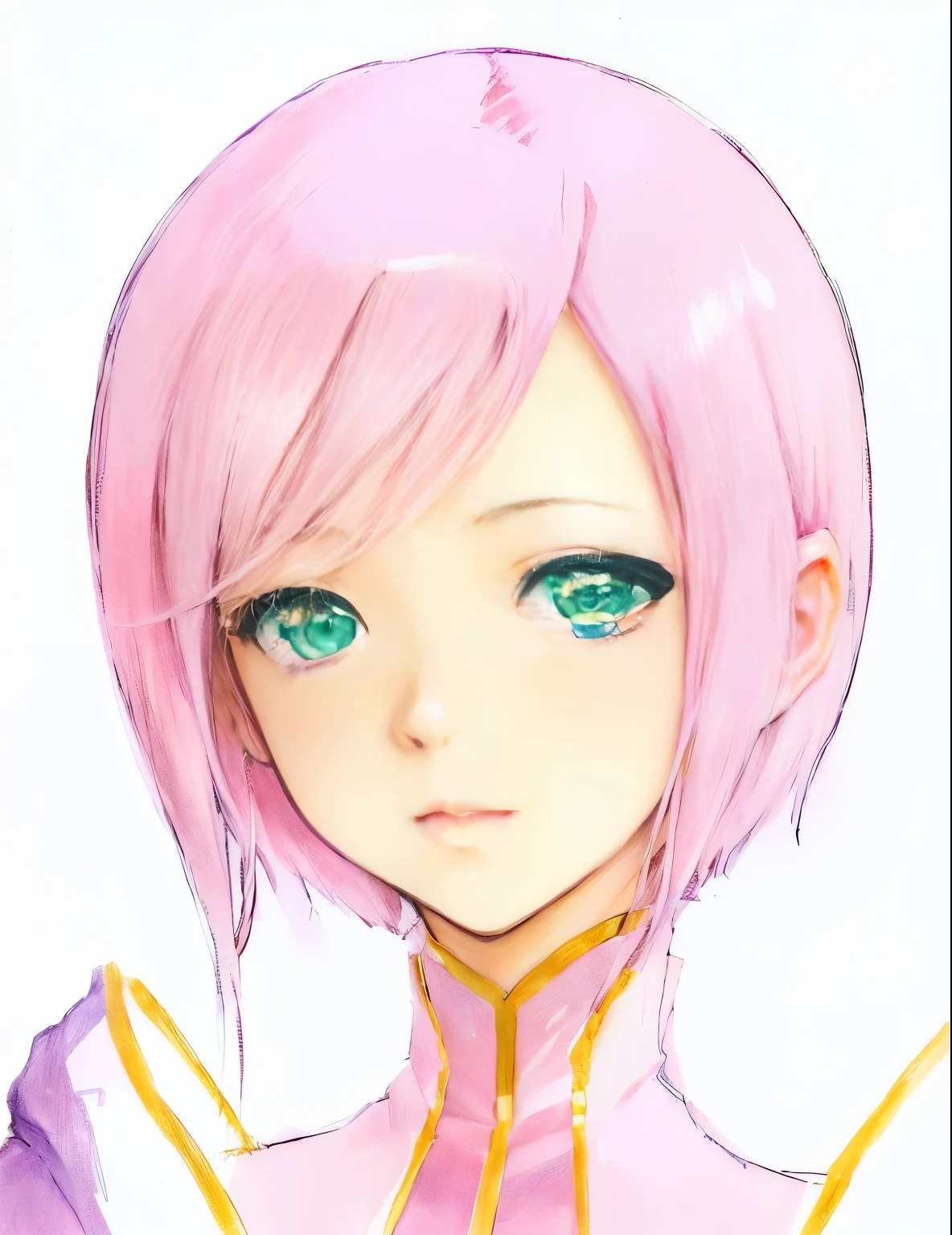 anime girl ピンクの髪の and green eyes in a pink outfit, haruno sakura, Anime characters portrait, Anime characters, portrait of anime woman bukkake ero